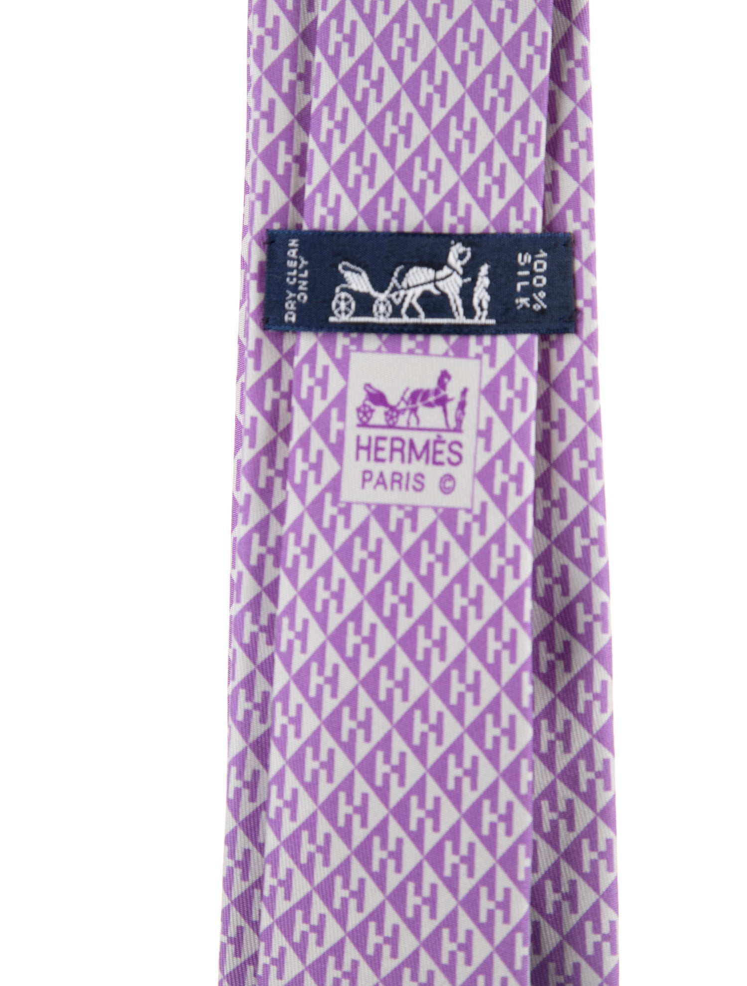Hermès Mens Silk Tie