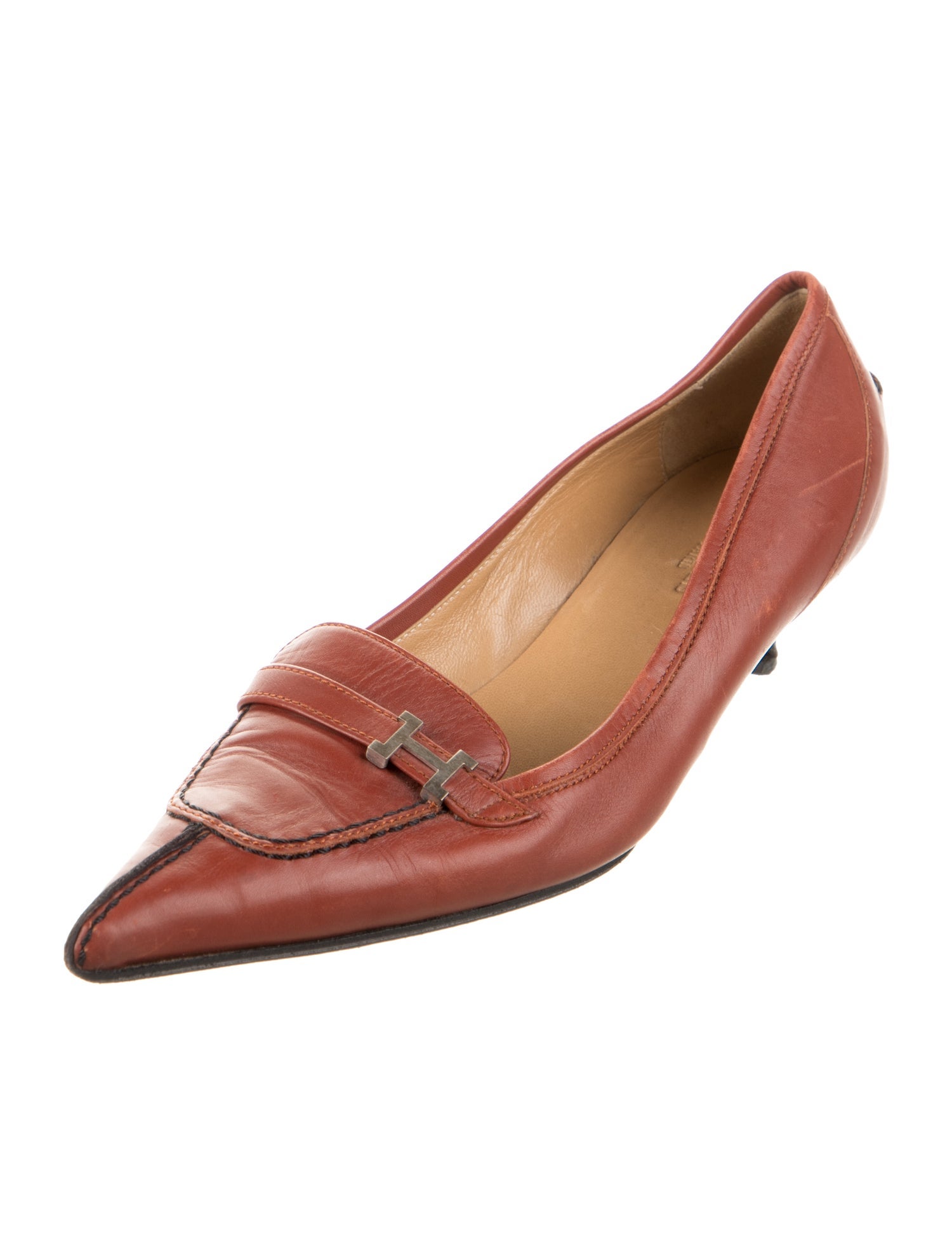 Hermès Vintage Leather Pumps