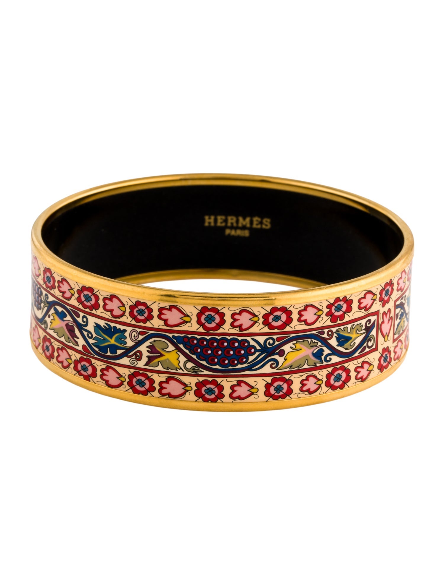 Hermès Wide Enamel Bangle