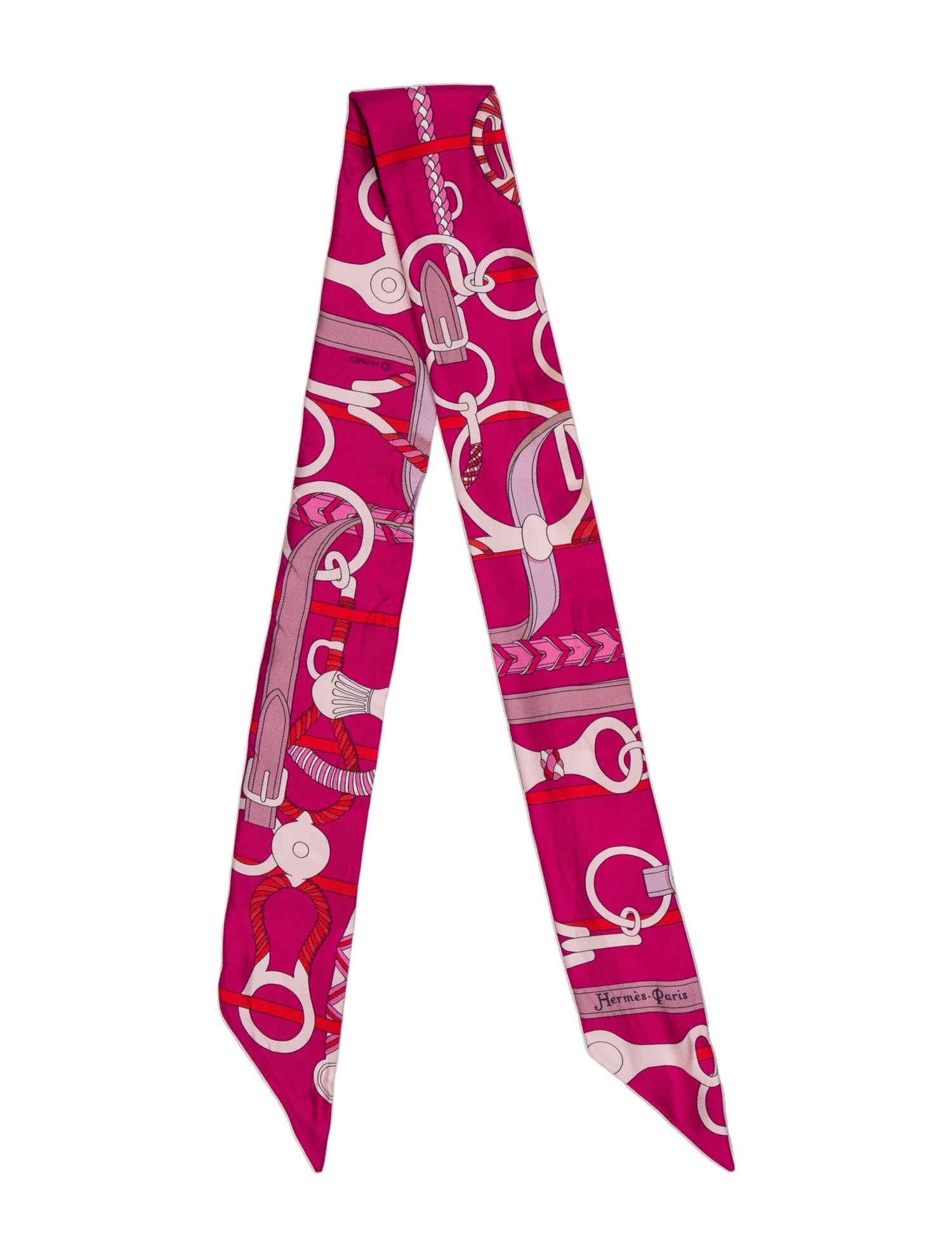 Hermès Panoplie Equestre Silk Twilly Scarf