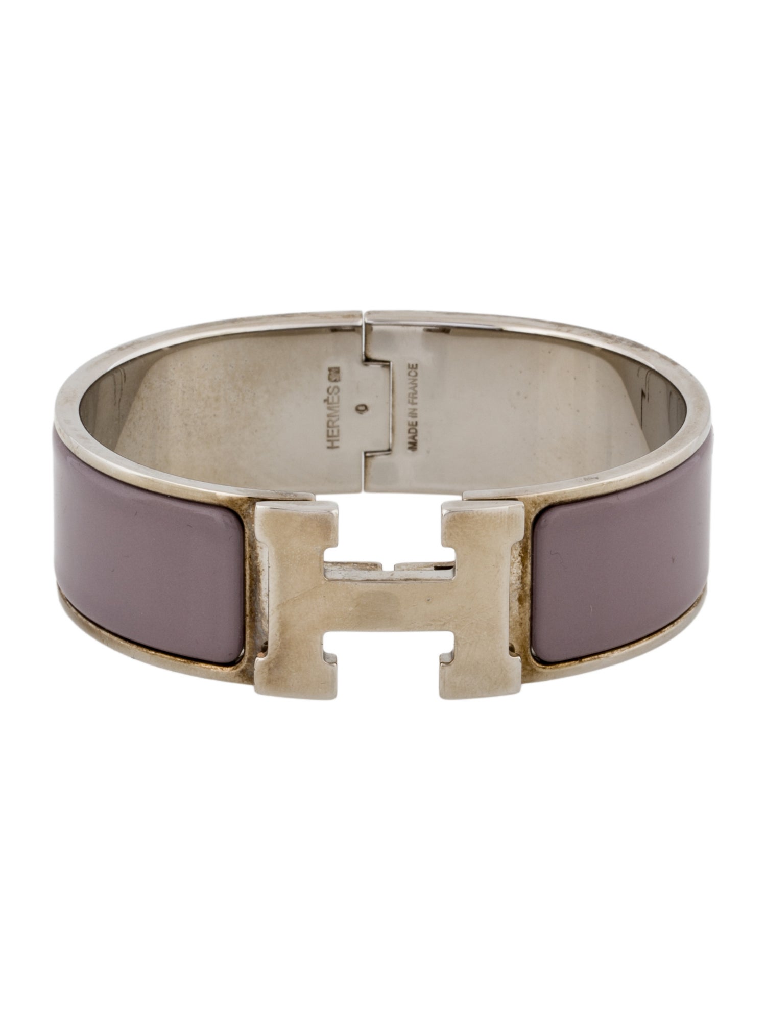 Hermès Clic Clac H Enamel Bangle Bracelet