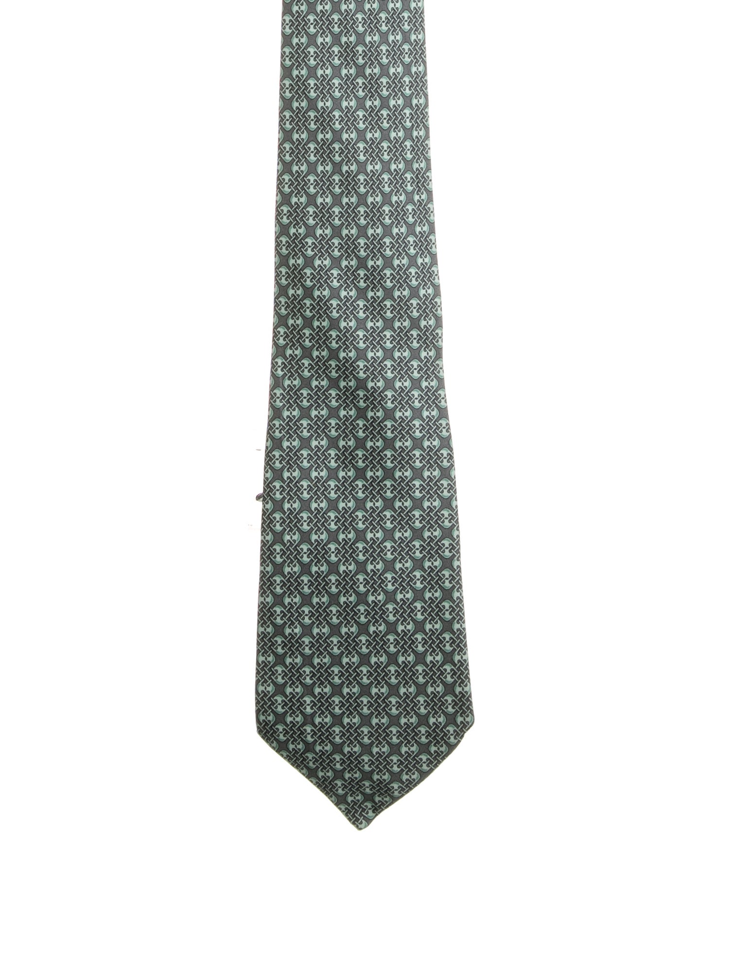 Hermès Silk Pattern Tie