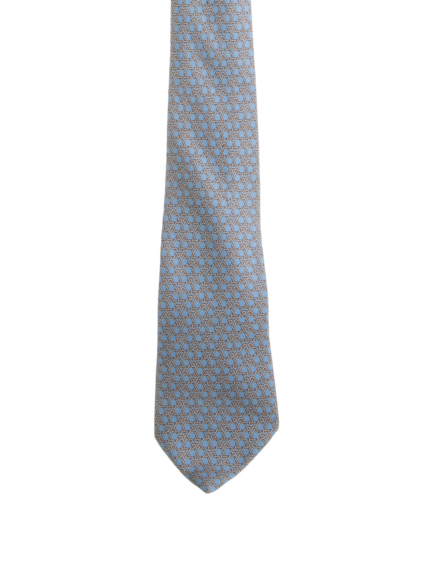 Hermès Silk Pattern Tie