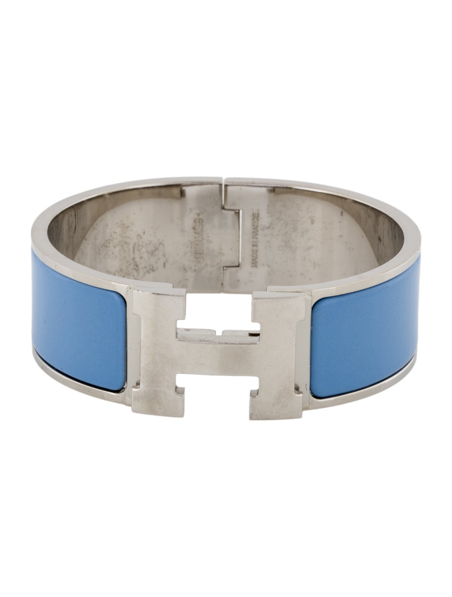 Hermès Clic Clac H Enamel Bangle Bracelet