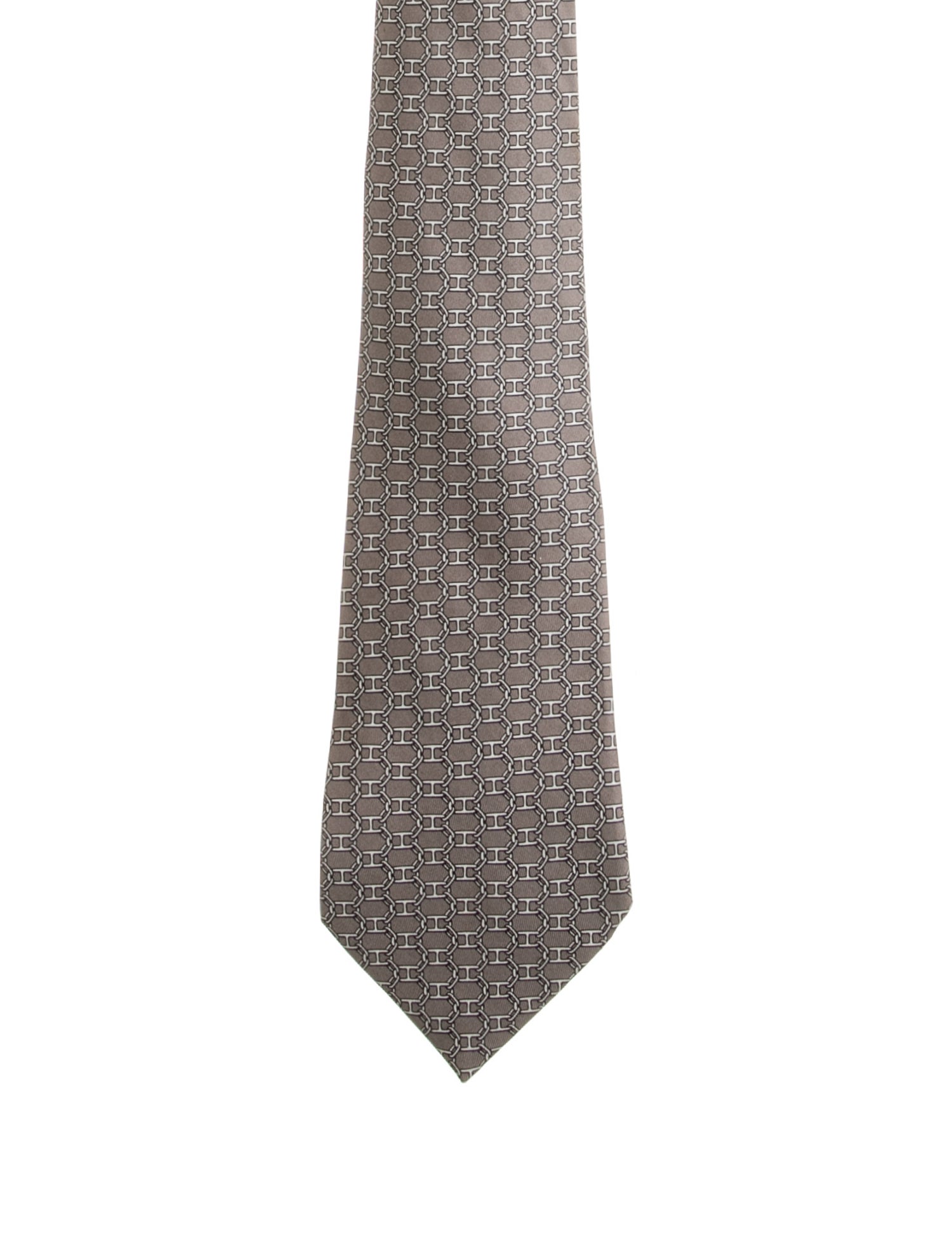 Hermès Silk Pattern Tie