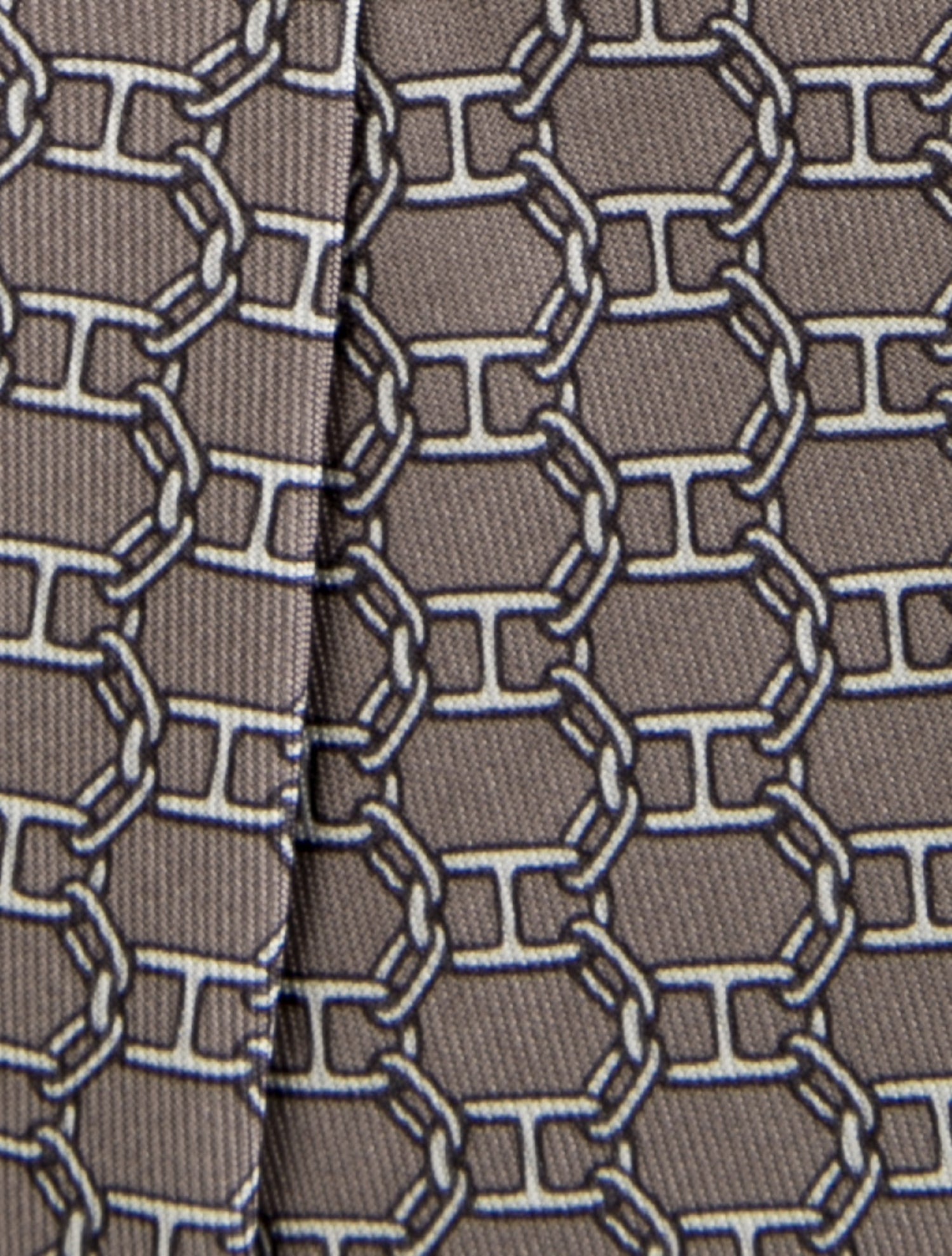 Hermès Silk Pattern Tie