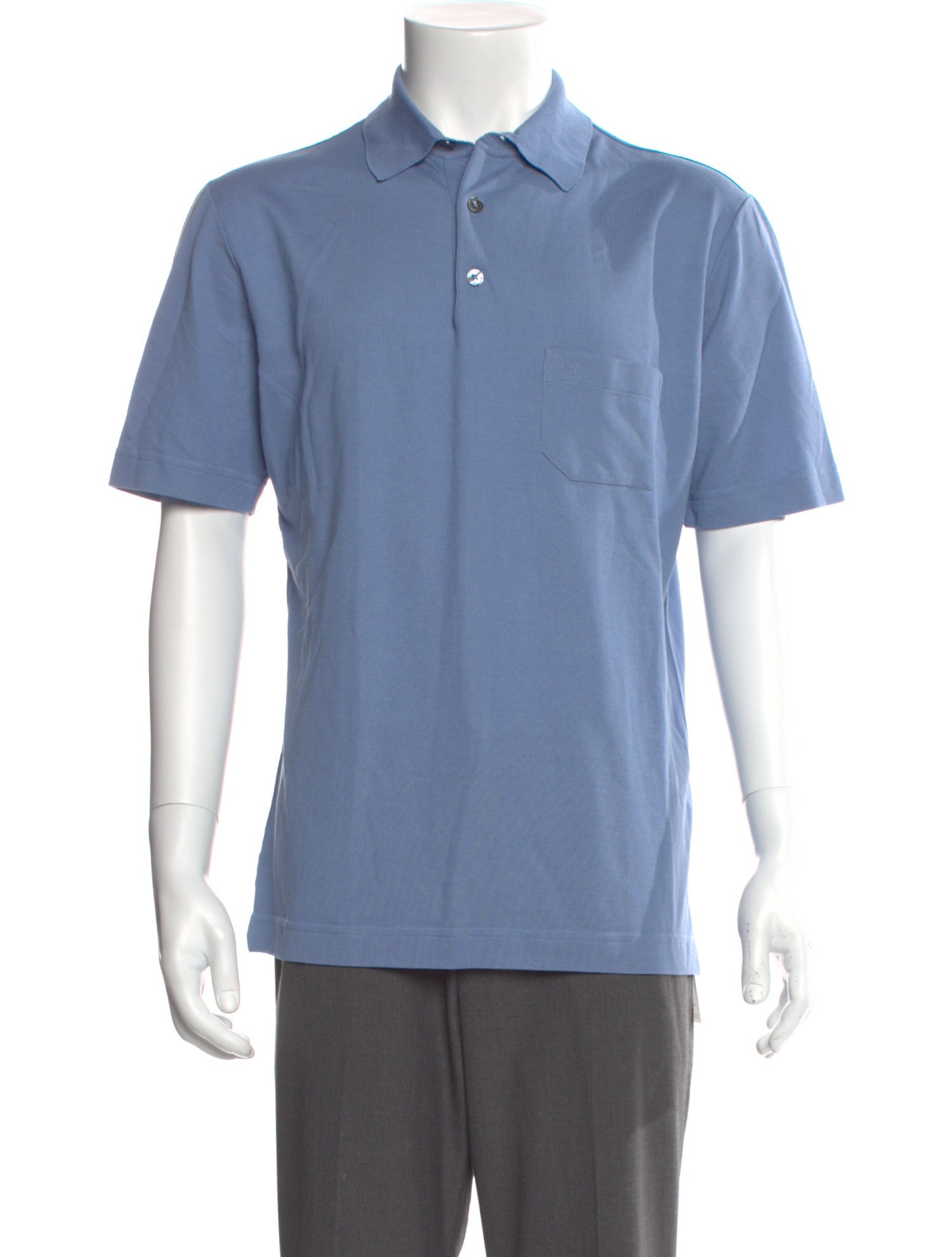 Hermès Crew Neck Short Sleeve Polo Shirt