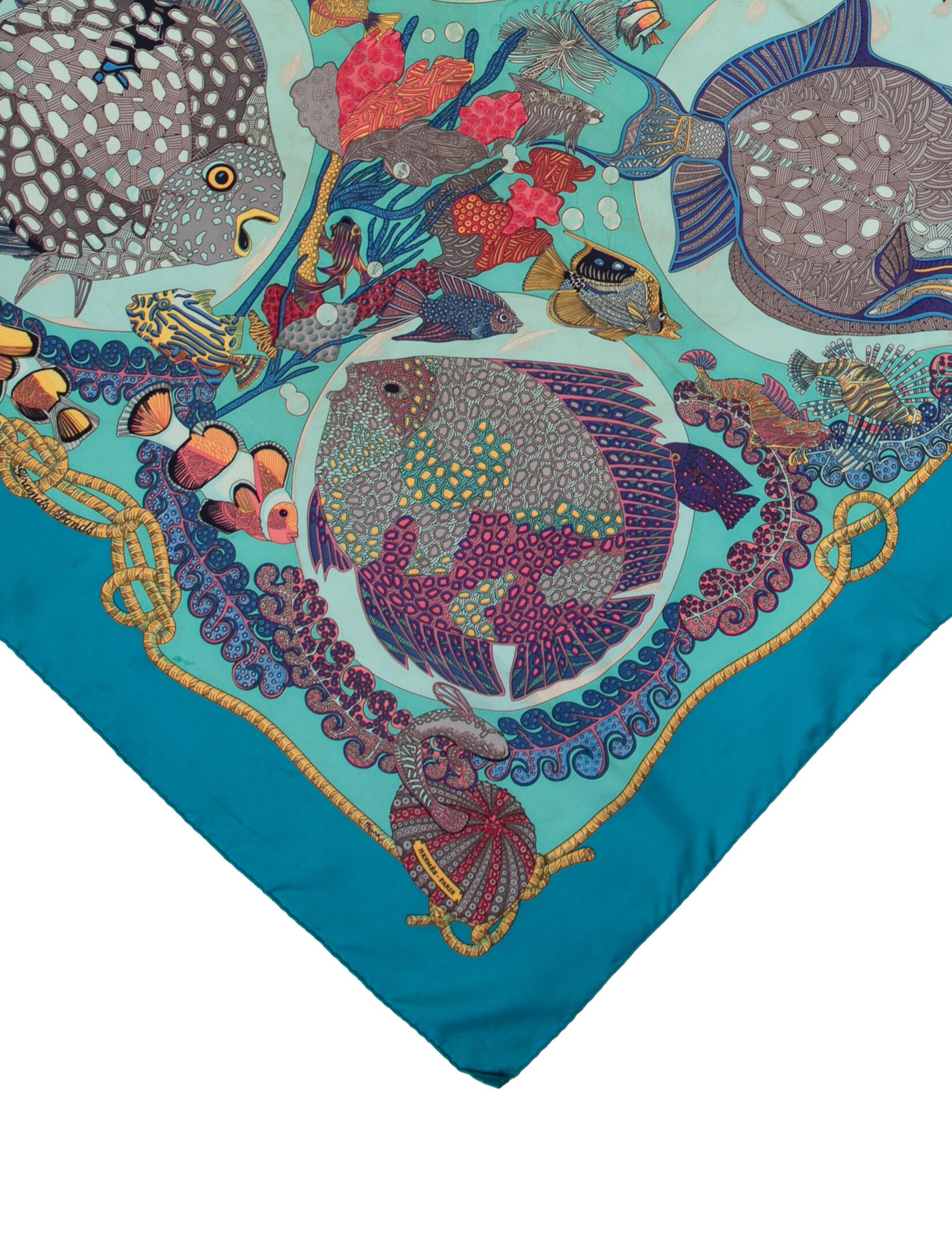 Hermès Grands Fonds Silk Scarf