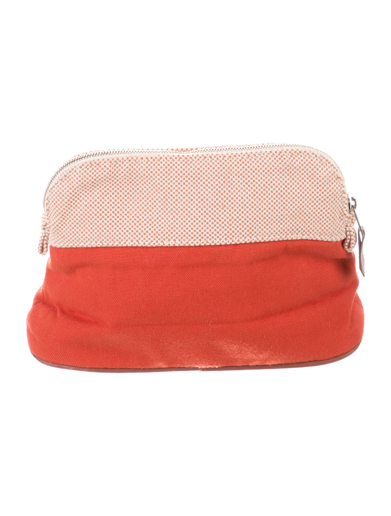 Hermès Toile Mini Bolide Cosmetic Pouch
