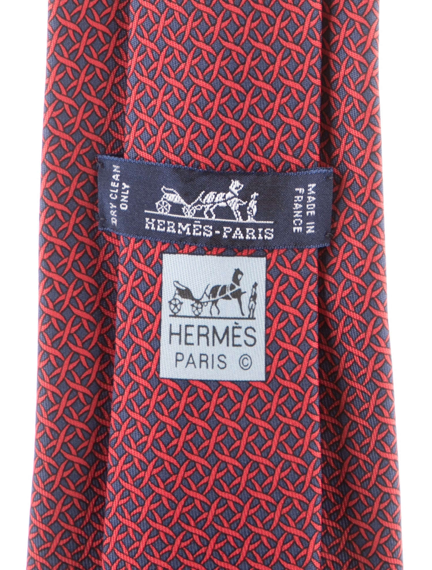 Hermès Mens Silk Tie