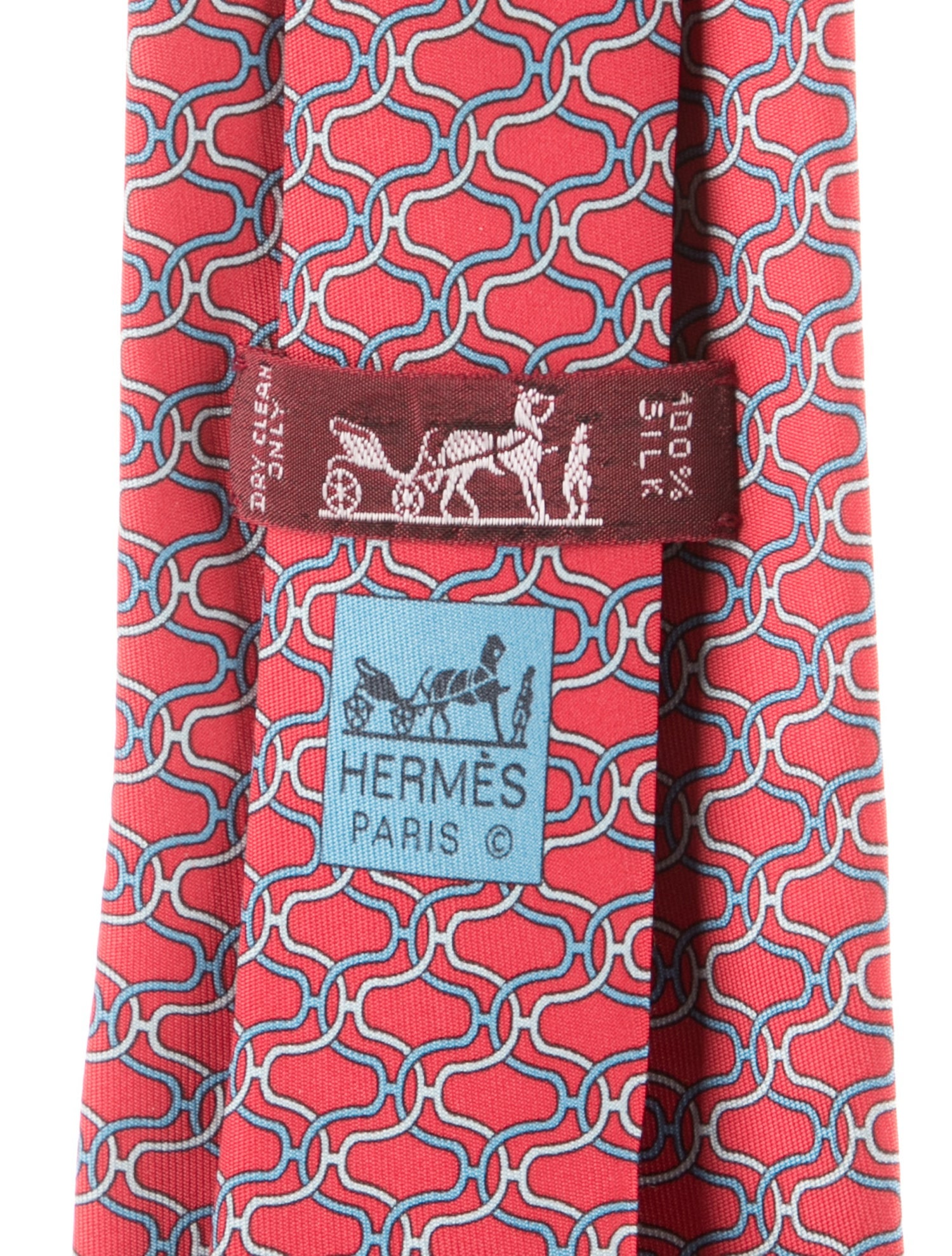 Hermès Silk Mens Tie