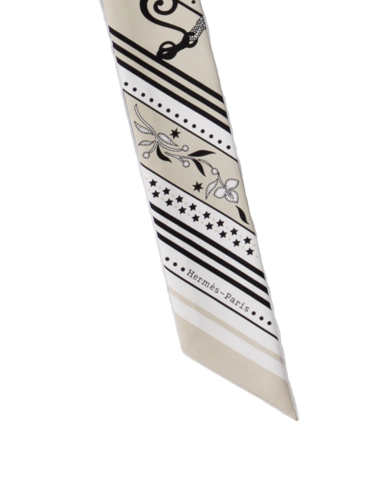 Hermès Festival des Amazones Silk Twilly Scarf