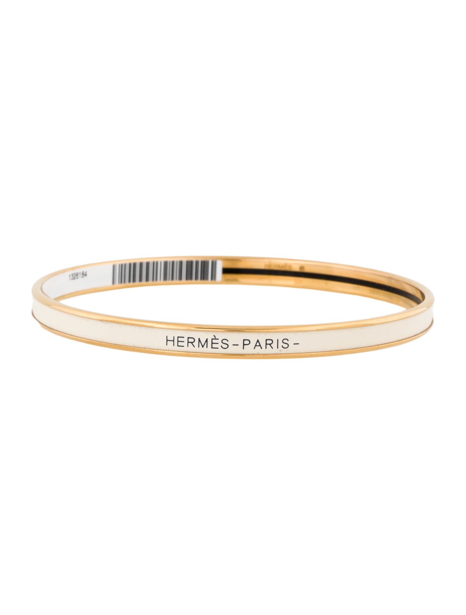 Hermès Extra Narrow Enamel Uni Bangle Bracelet