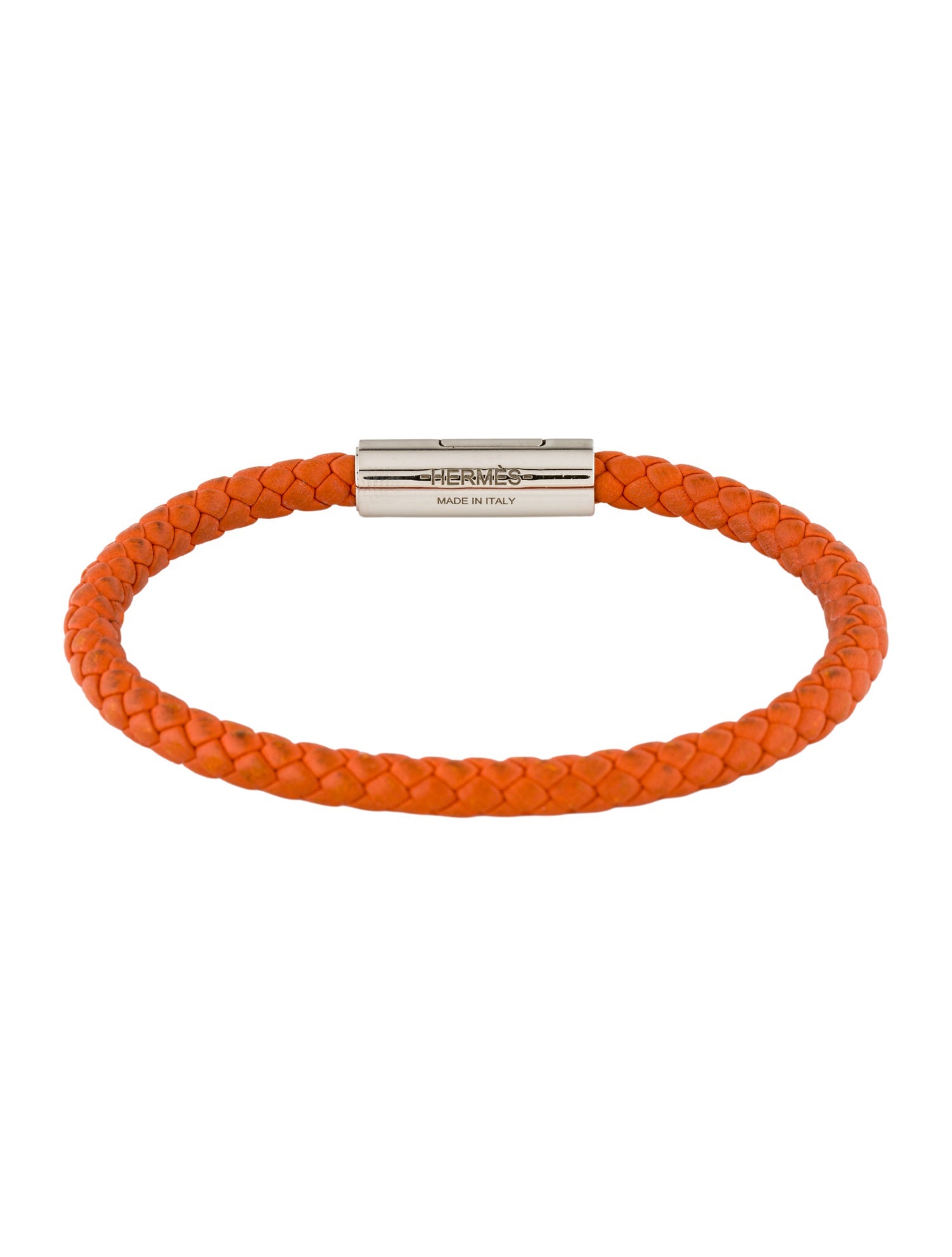 Hermès Leather Braided Goliath Bracelet