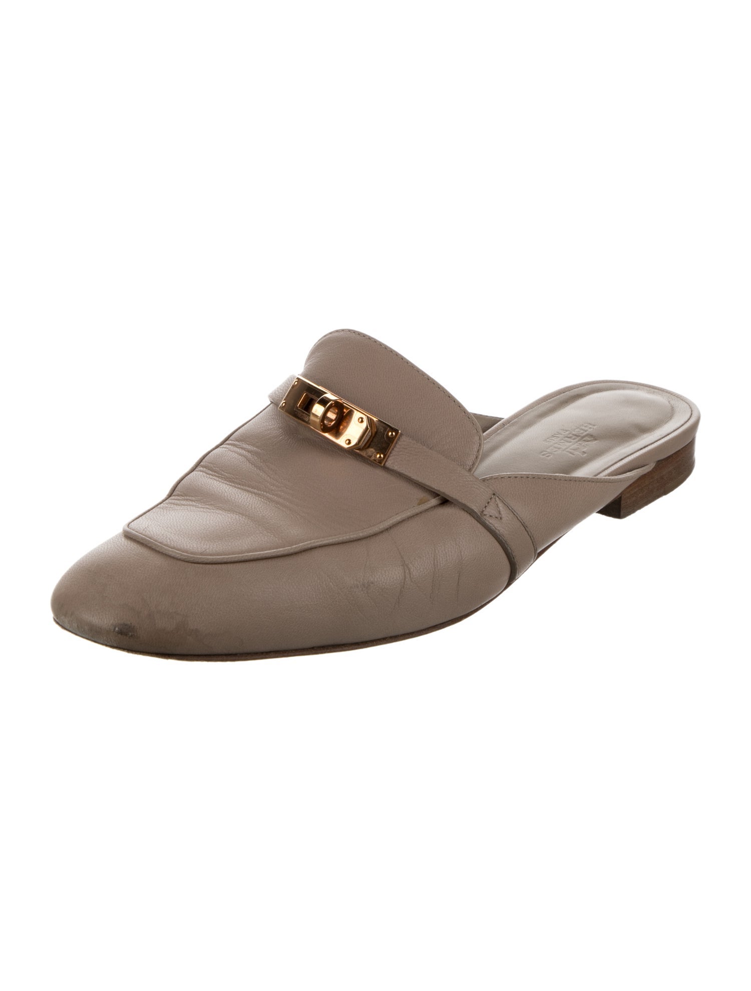 Hermès Oz Leather Mules