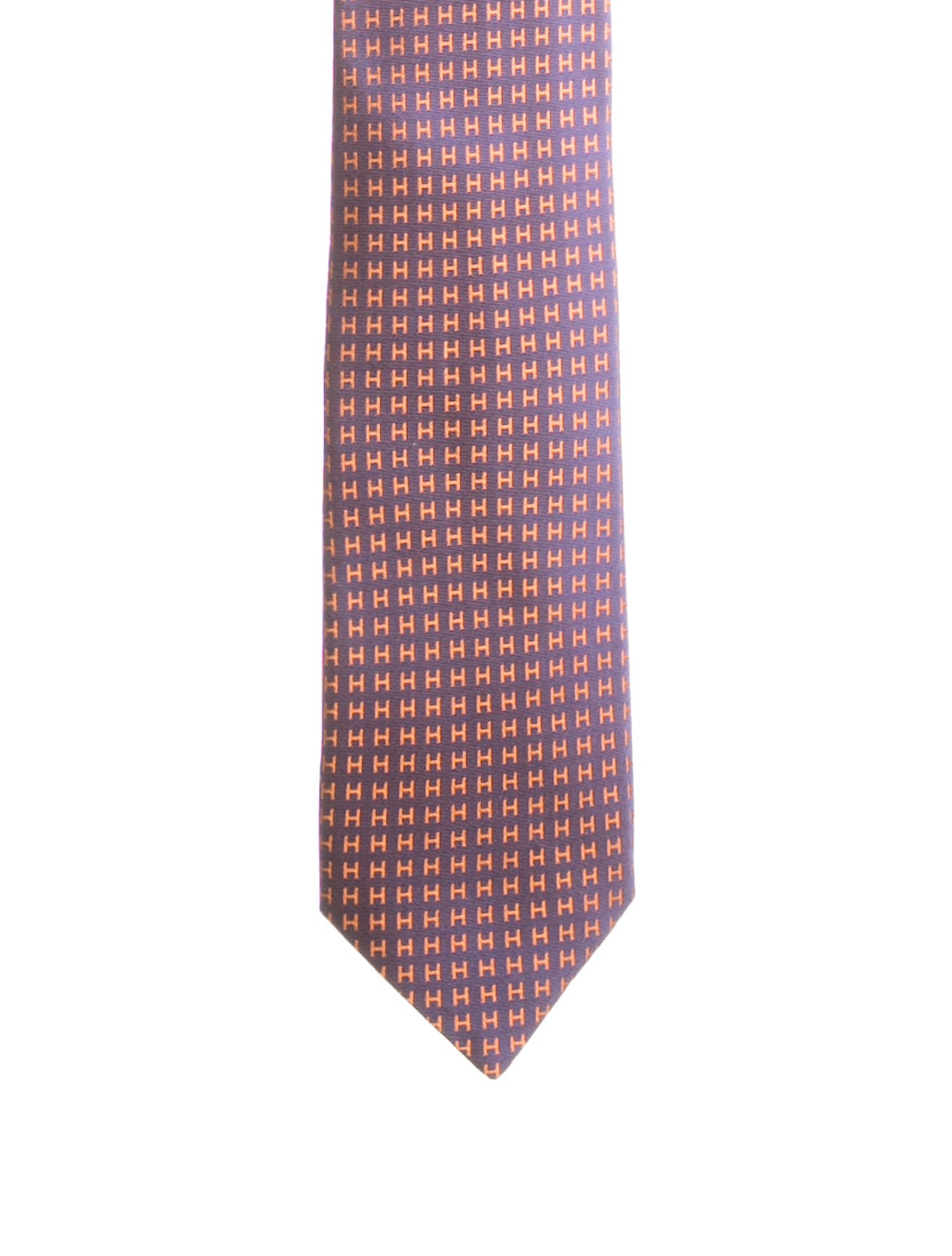 Hermès Silk Printed Tie