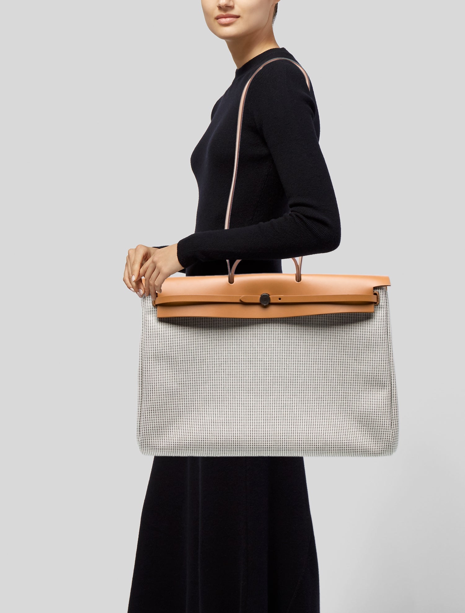 Hermès 2024 Toile Quadrille Viking & Vache Hunter Herbag Zip Cabine