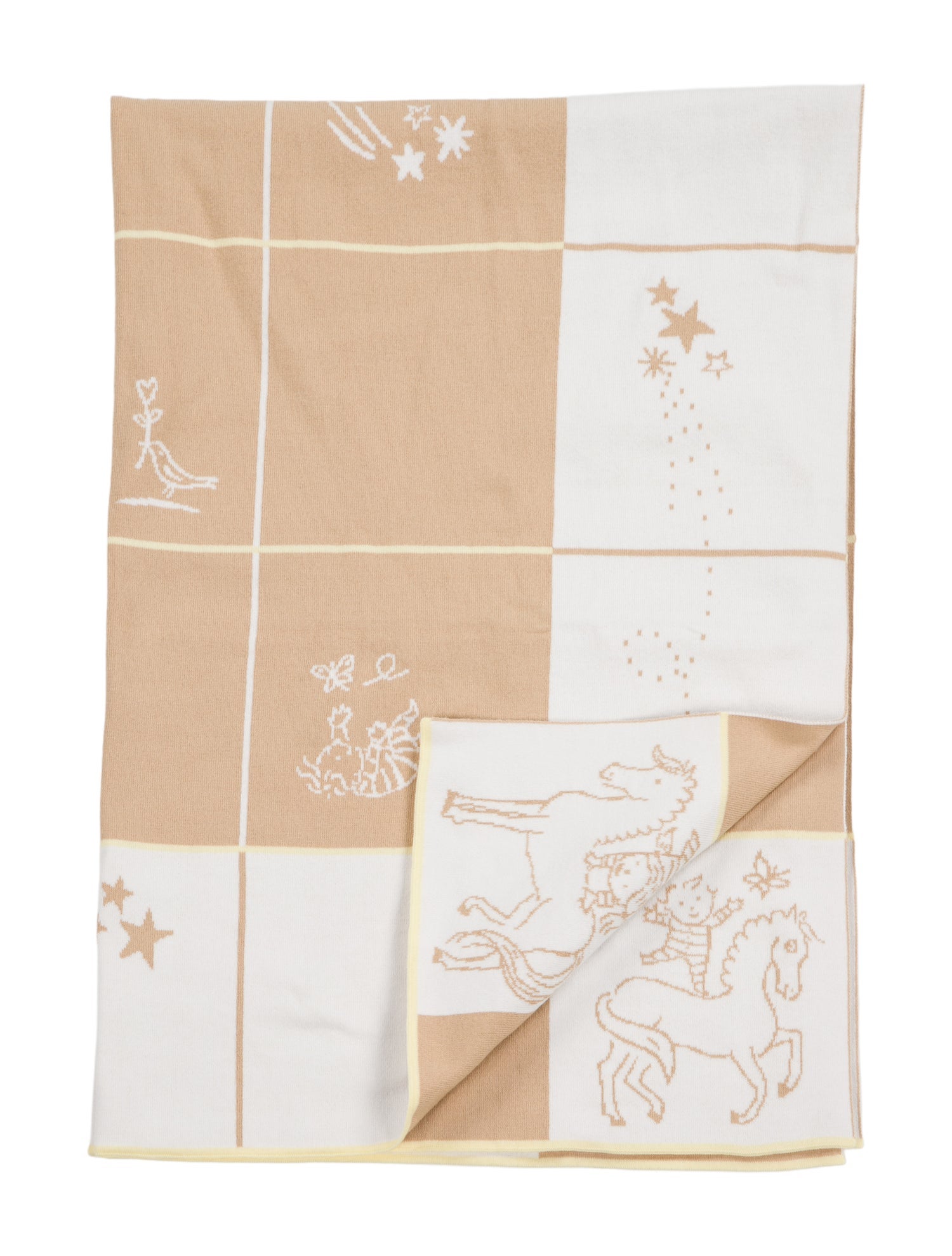 Hermès Cabriole Baby Blanket w/ Tags