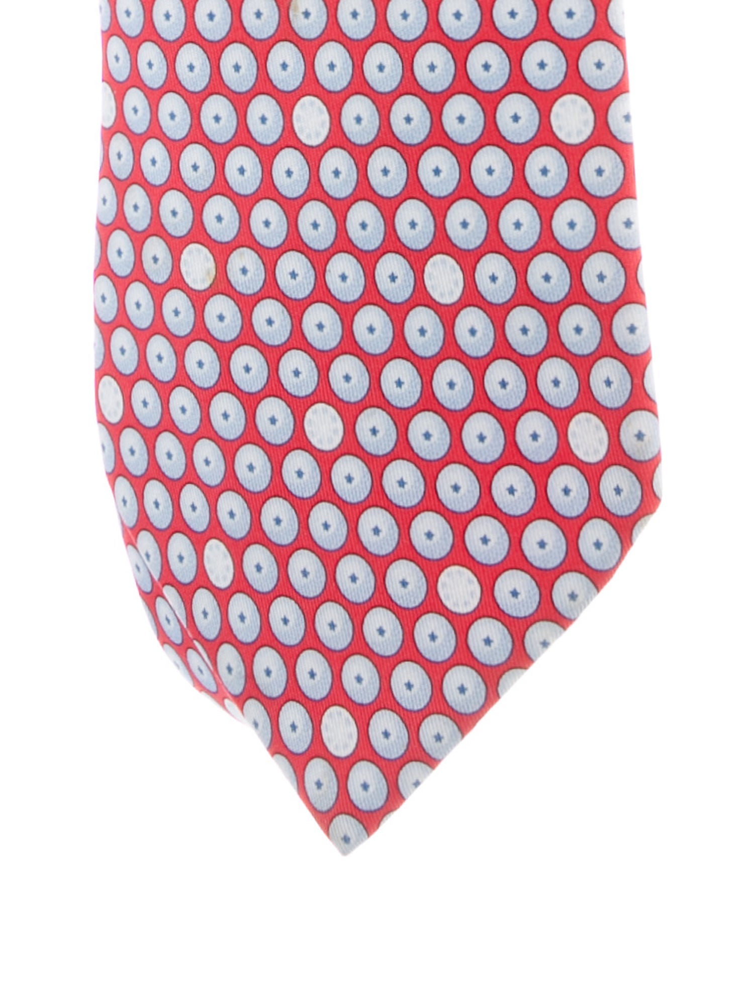 Hermès SIlk Pattern Print Tie
