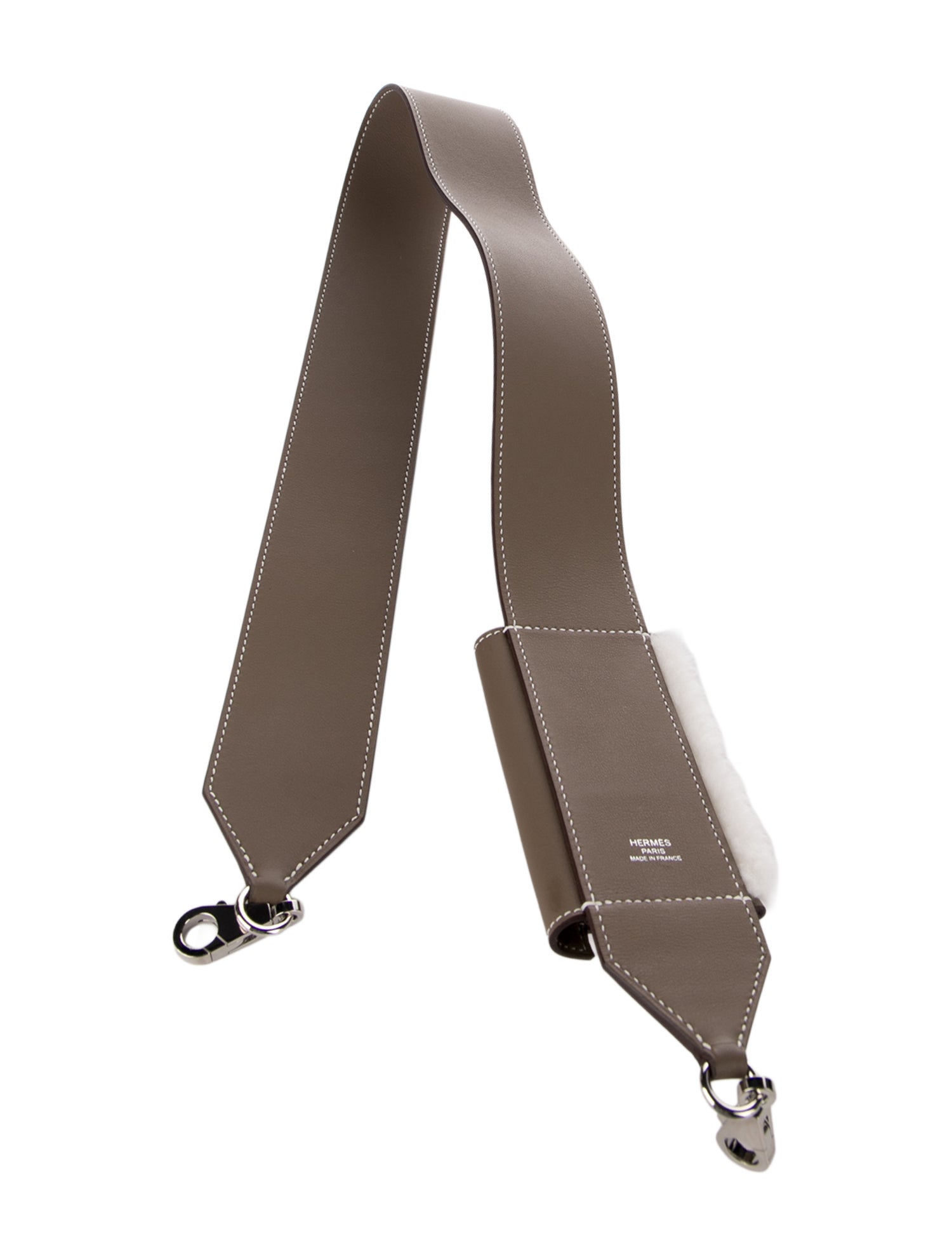 Hermès Swift & Shearling Kelly Pocket Bag Strap