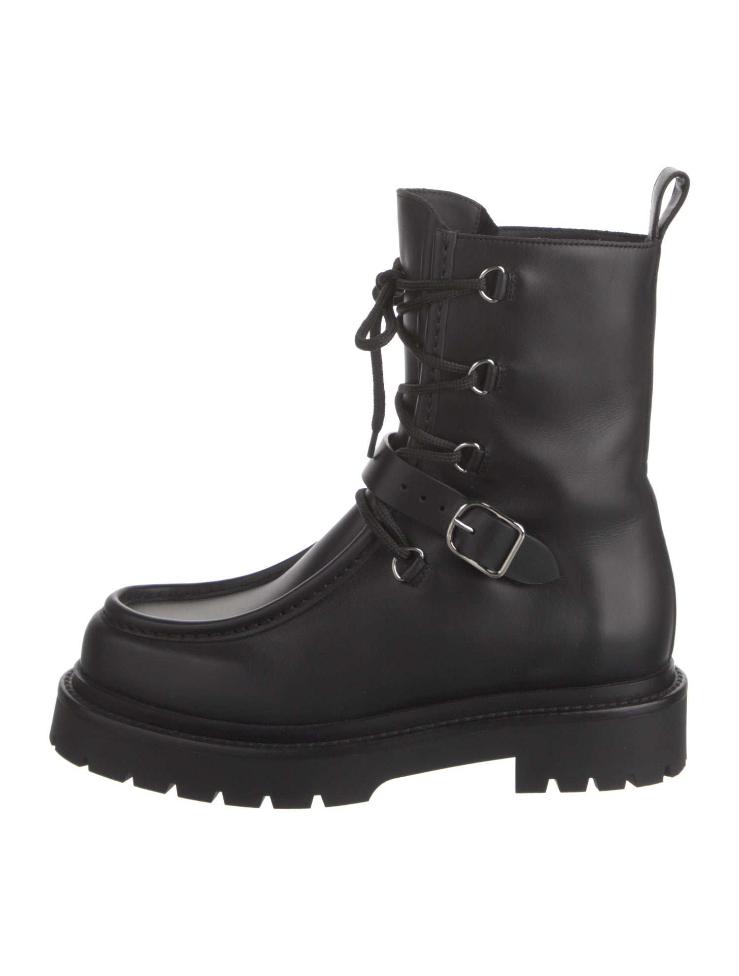 Hermès Land Calfskin Combat Boots