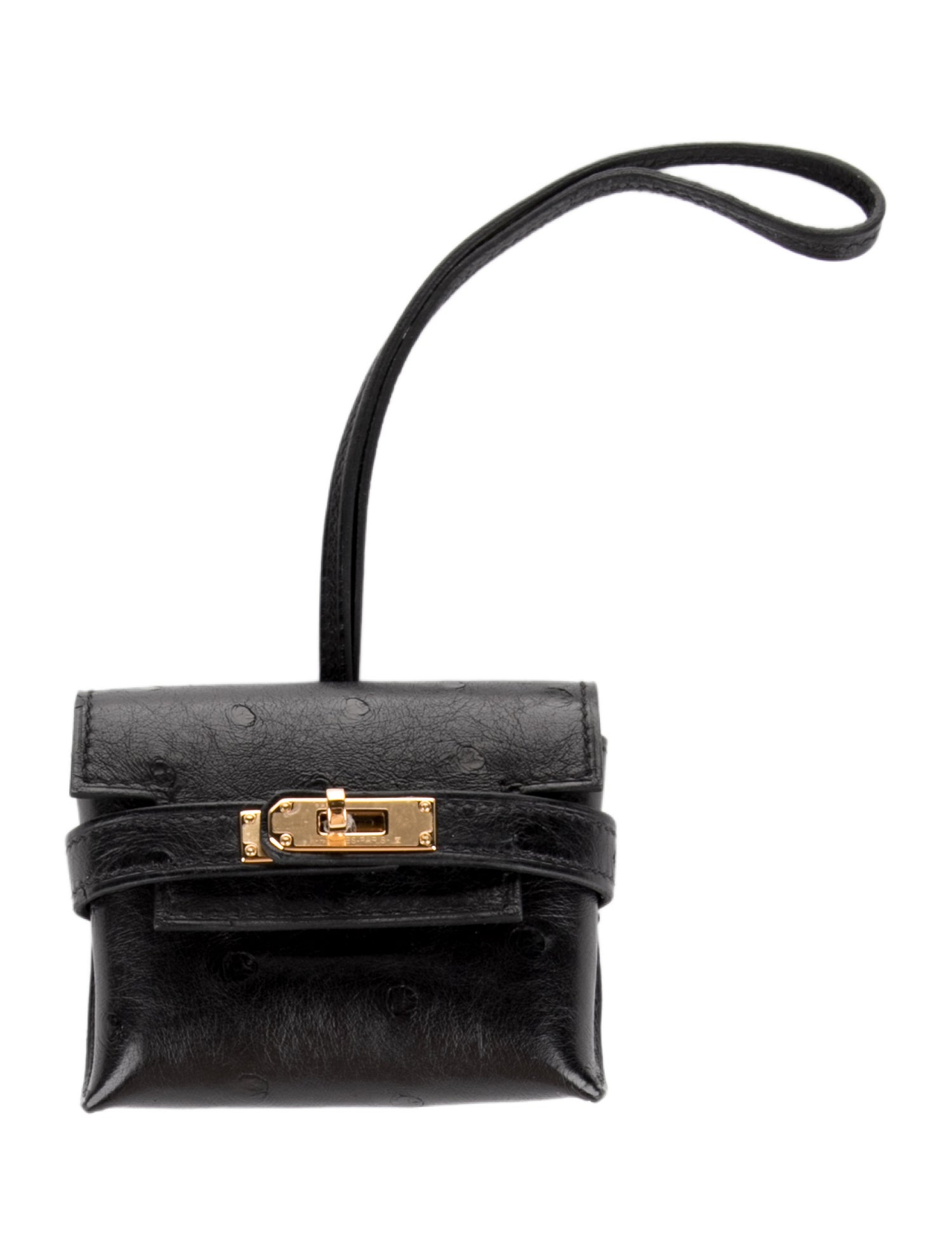 Hermès 2025 Ostrich Kellyfestival Bag Charm