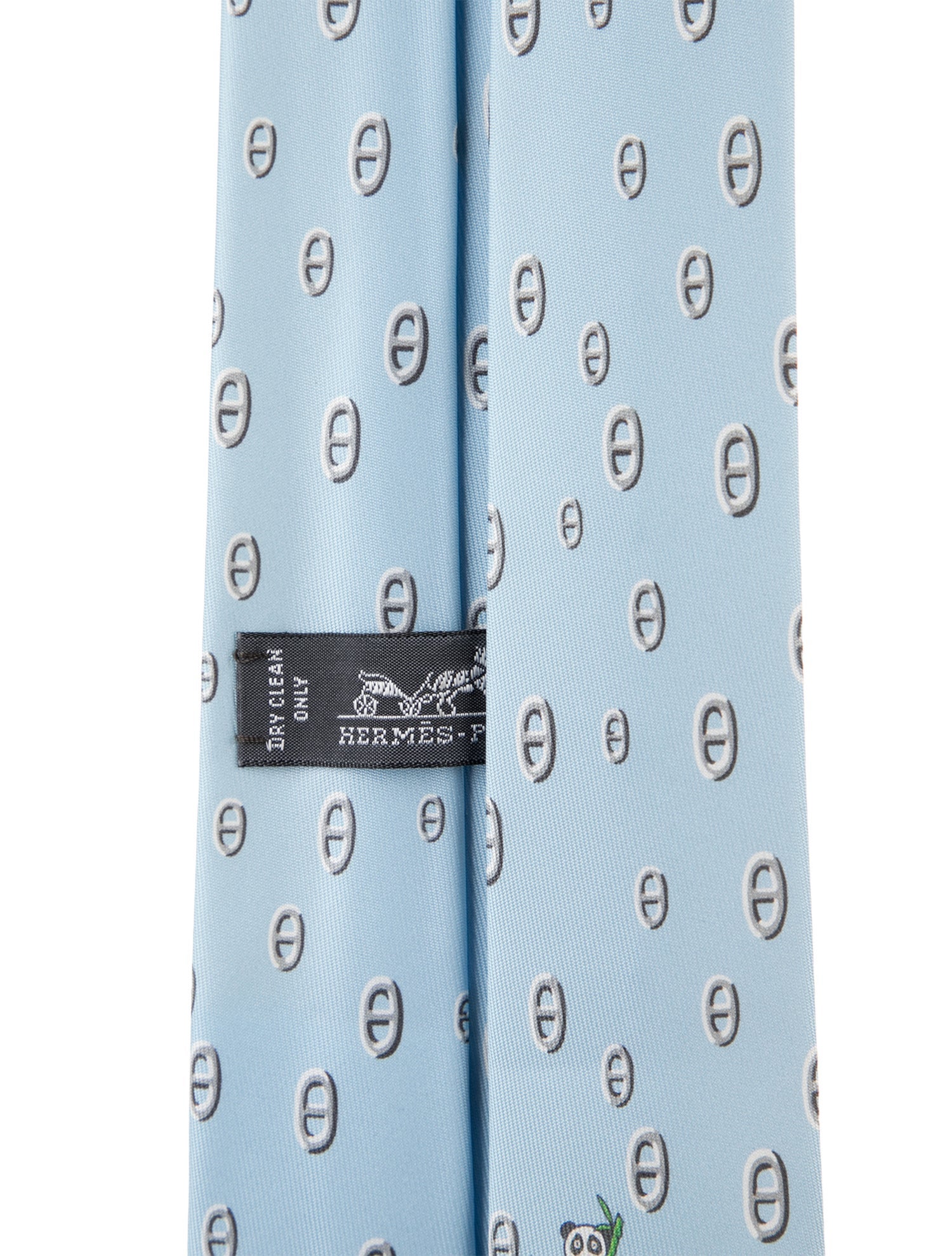 Hermès Silk Pattern Print Tie.