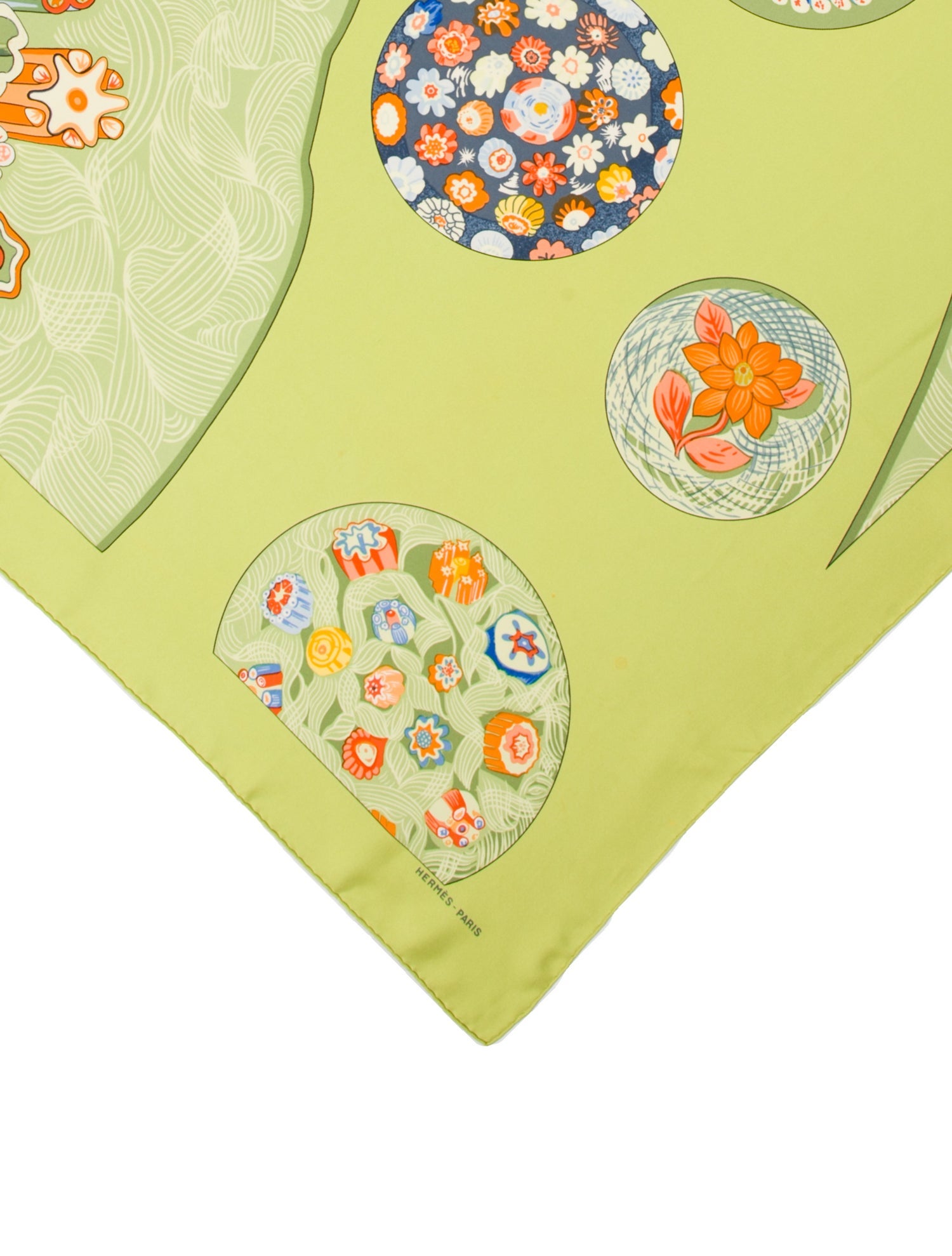 Hermès Sulfure & Presse-Papiers II Silk Scarf