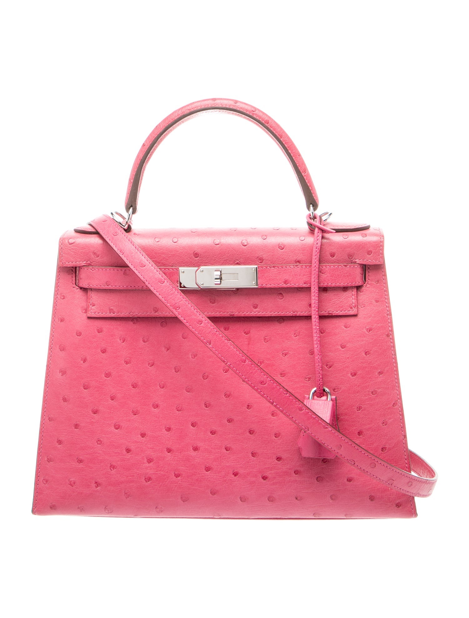 Hermès Ostrich Kelly II Sellier 28