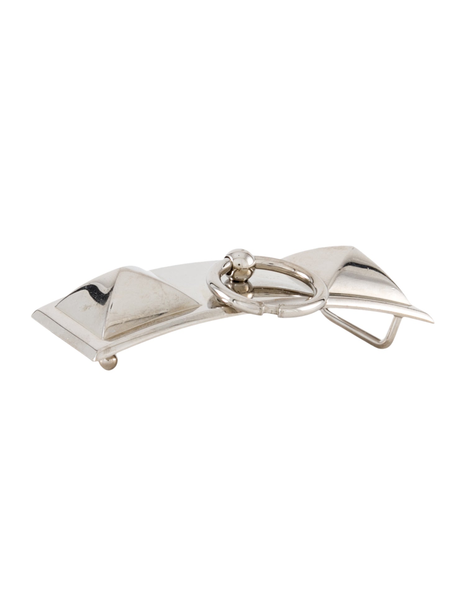 Hermès Palladium-plated Collier de Chien Belt Buckle
