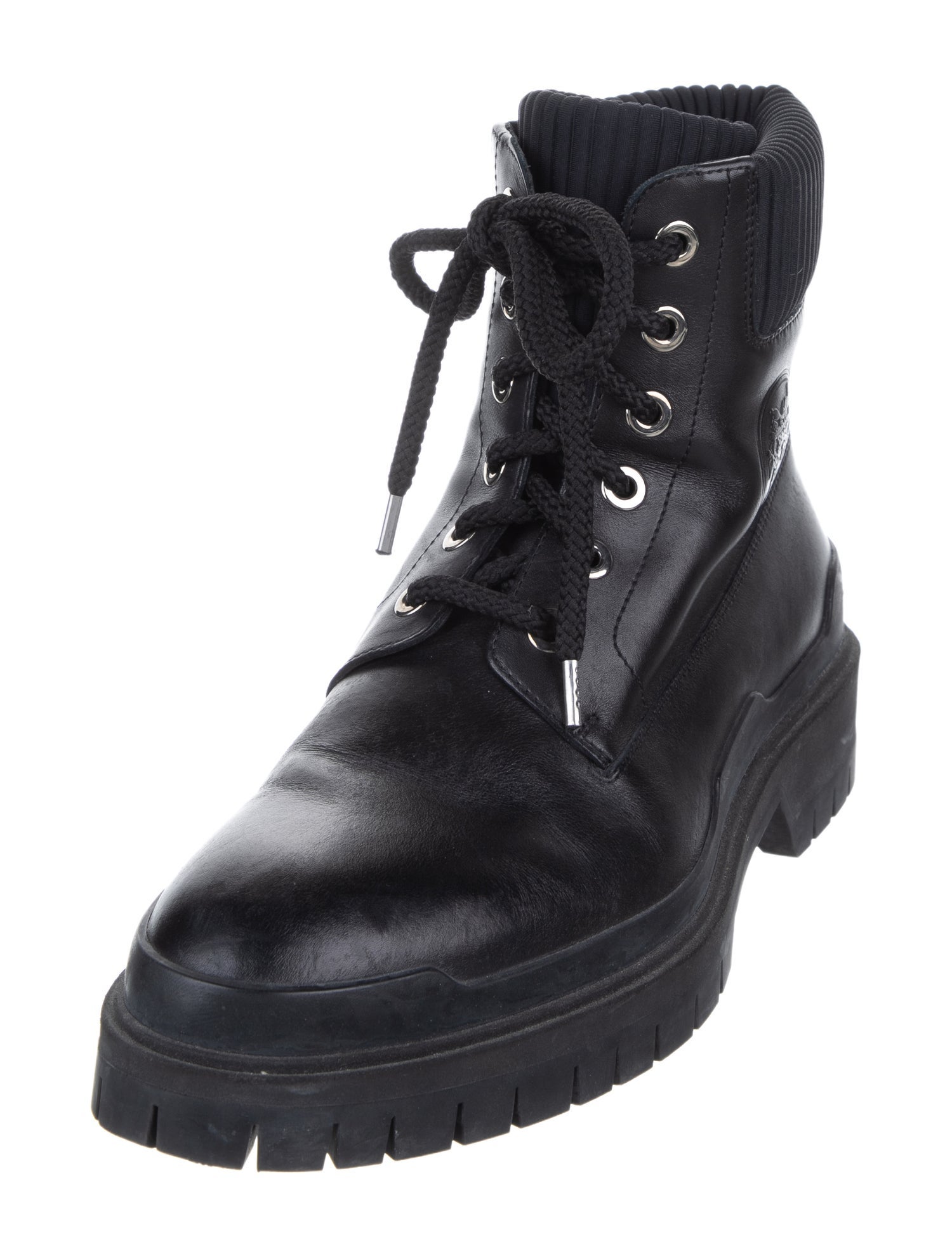 Hermès Calfskin Combat Boots