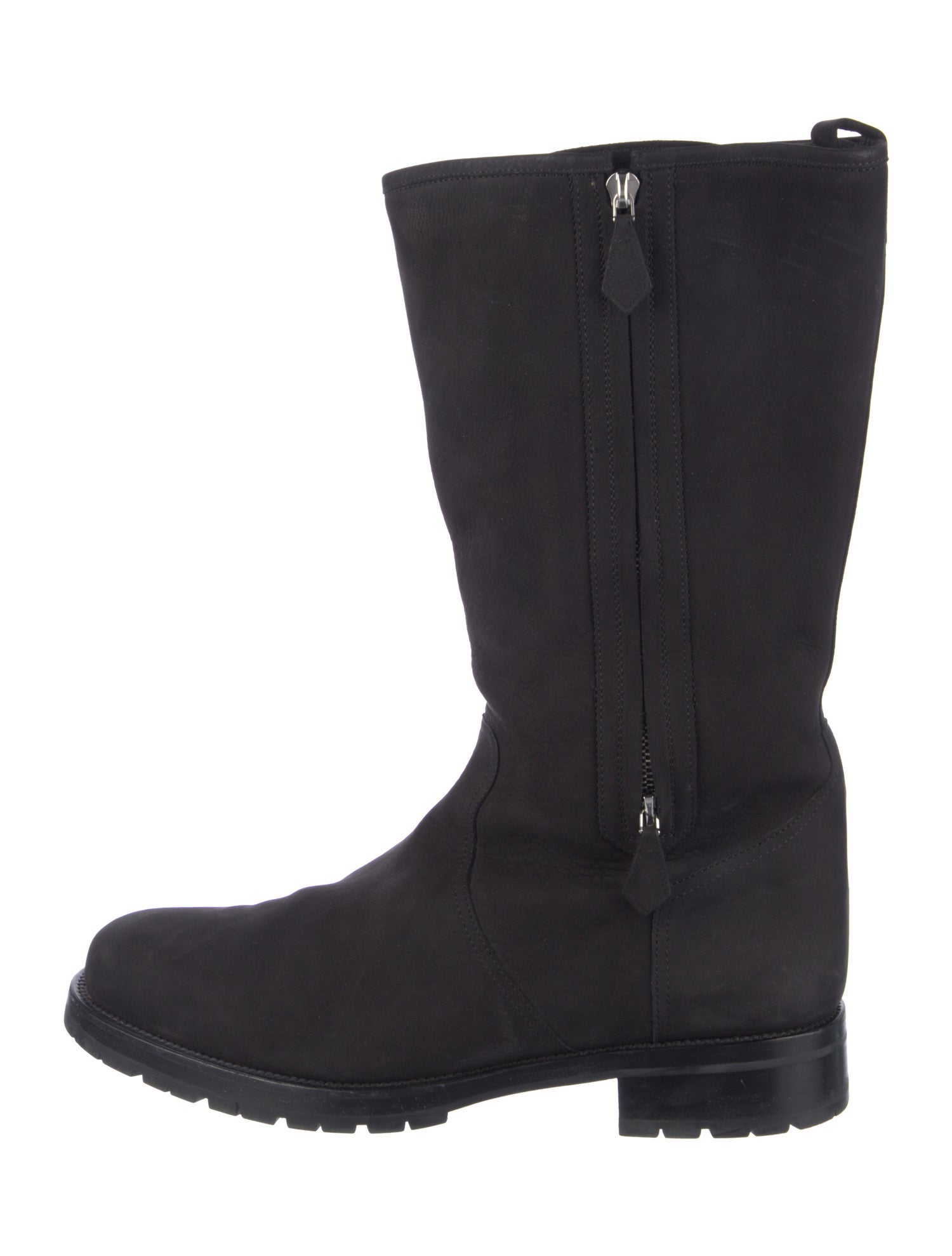 Hermès Leather Rain Boots