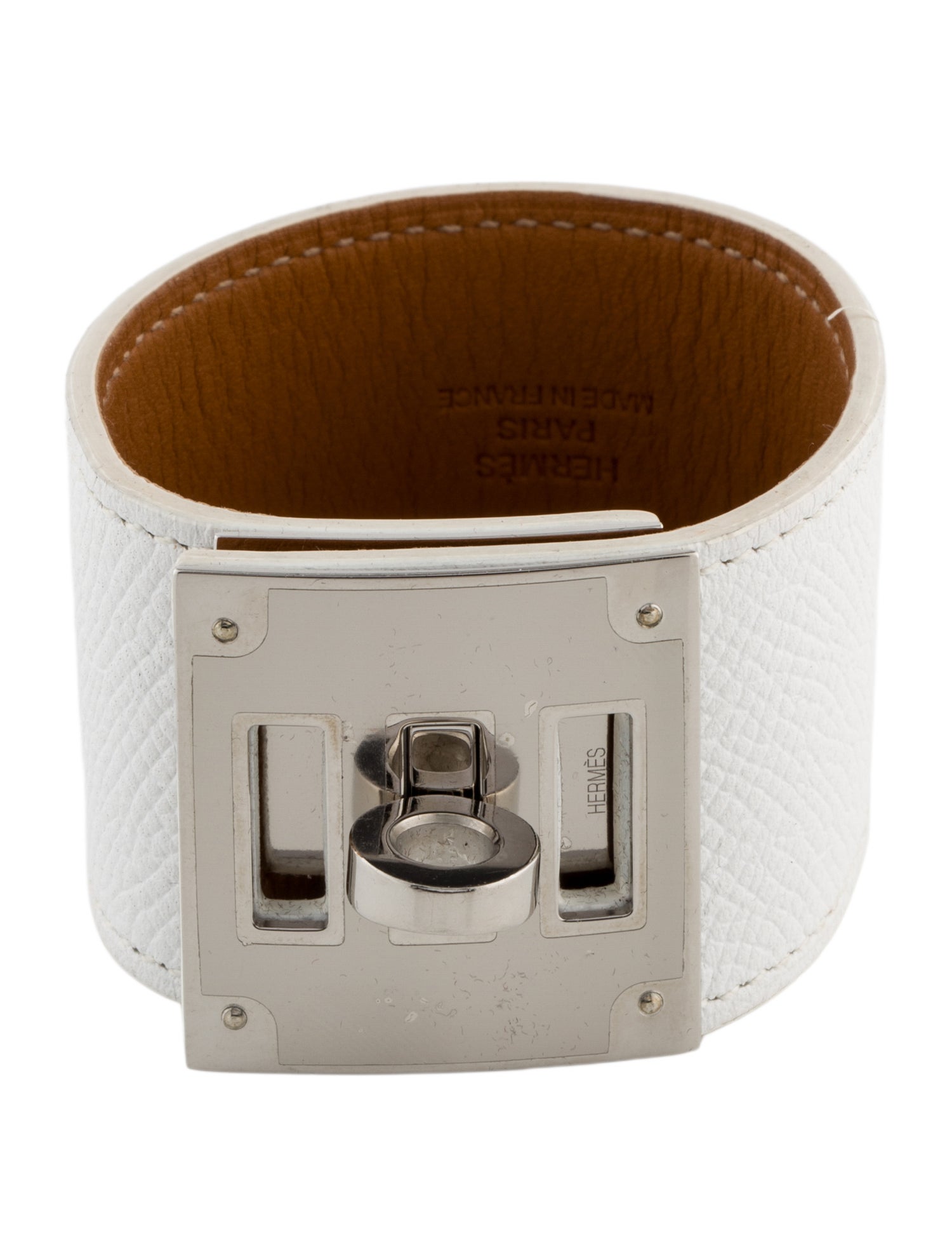 Hermès Leather Kelly Dog Wrap Bracelet