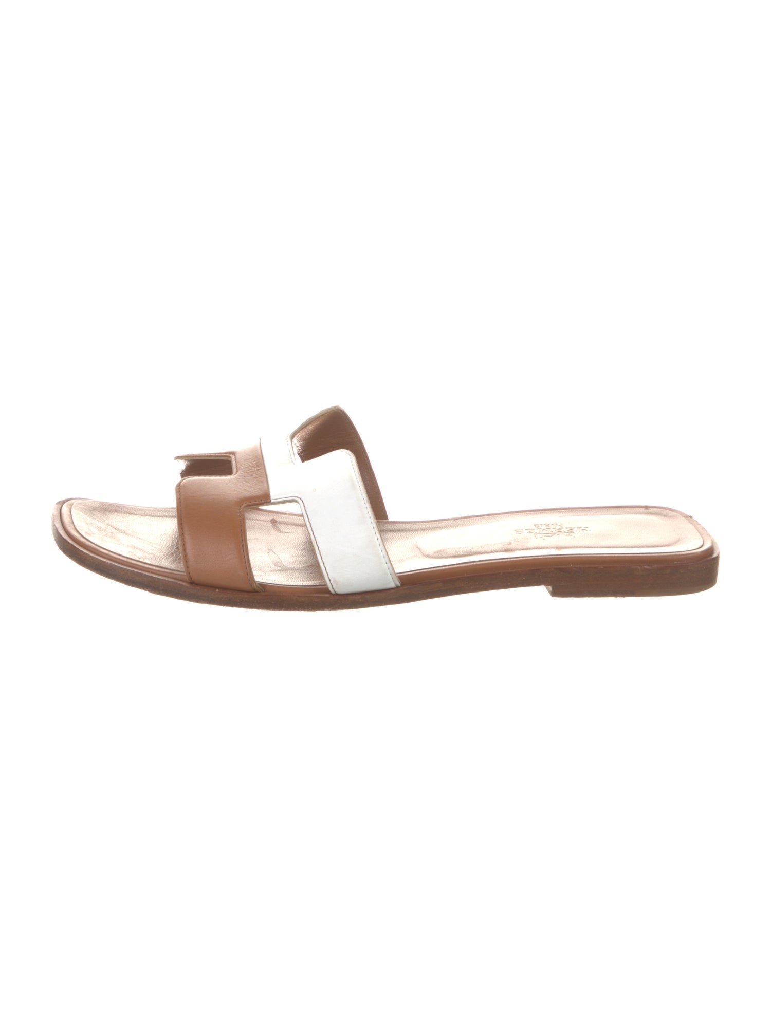 Hermès Oran Calfskin Slides