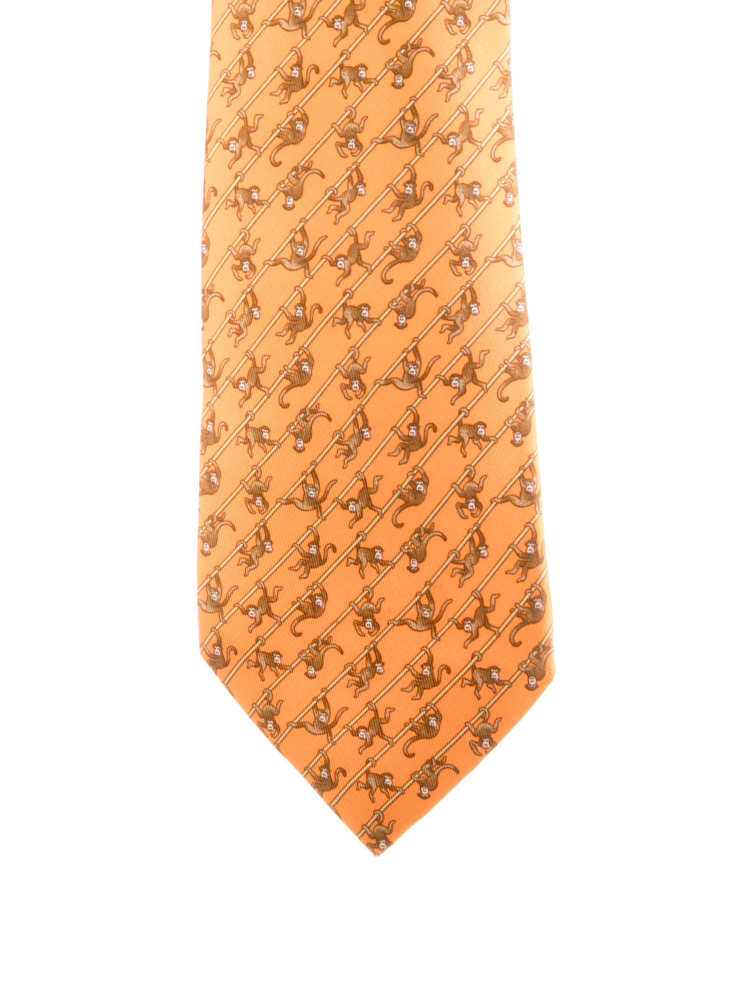 Hermès Silk Patterned Tie