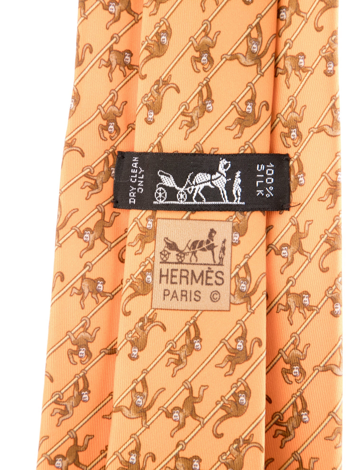 Hermès Silk Patterned Tie