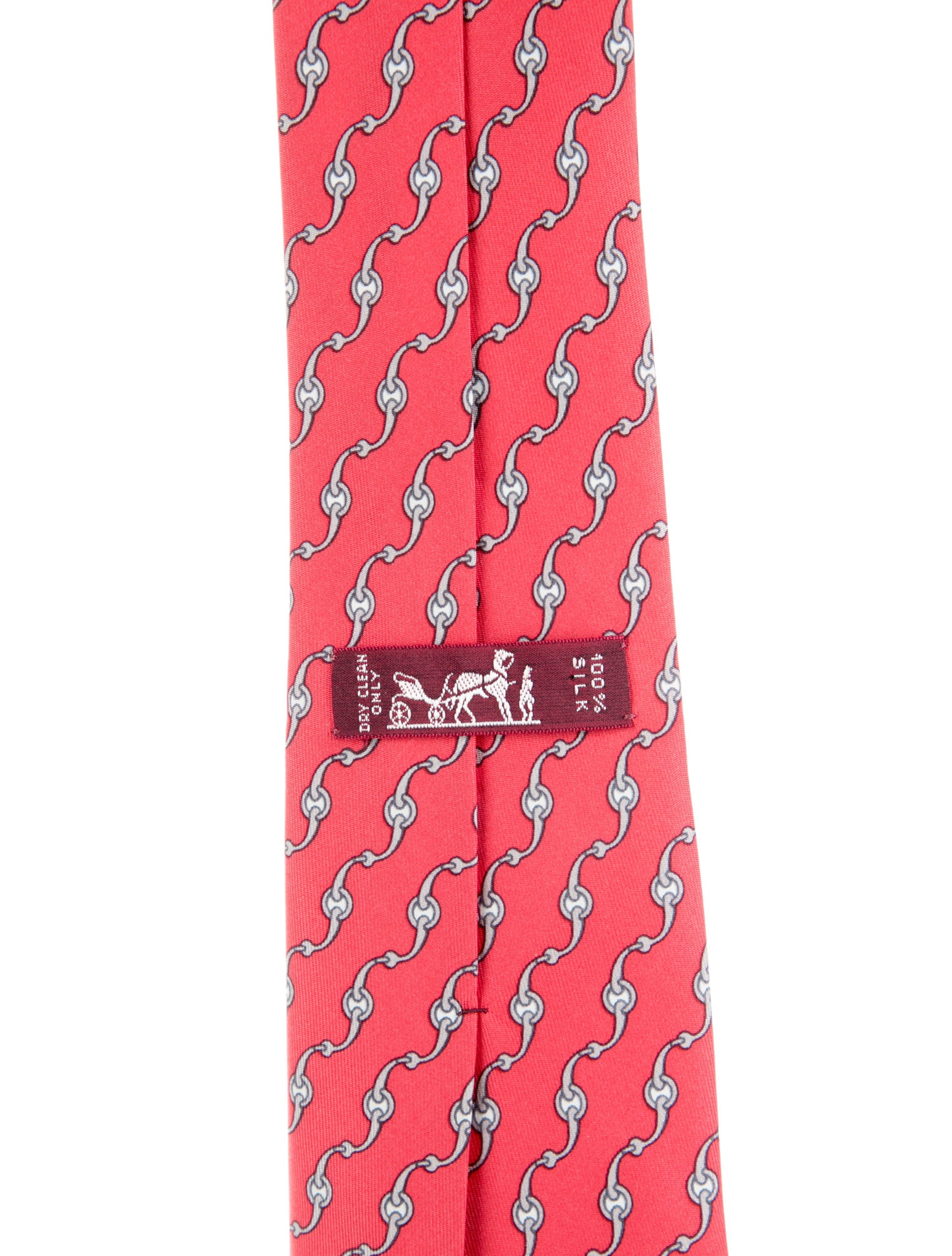Red Pattern Printed Tie