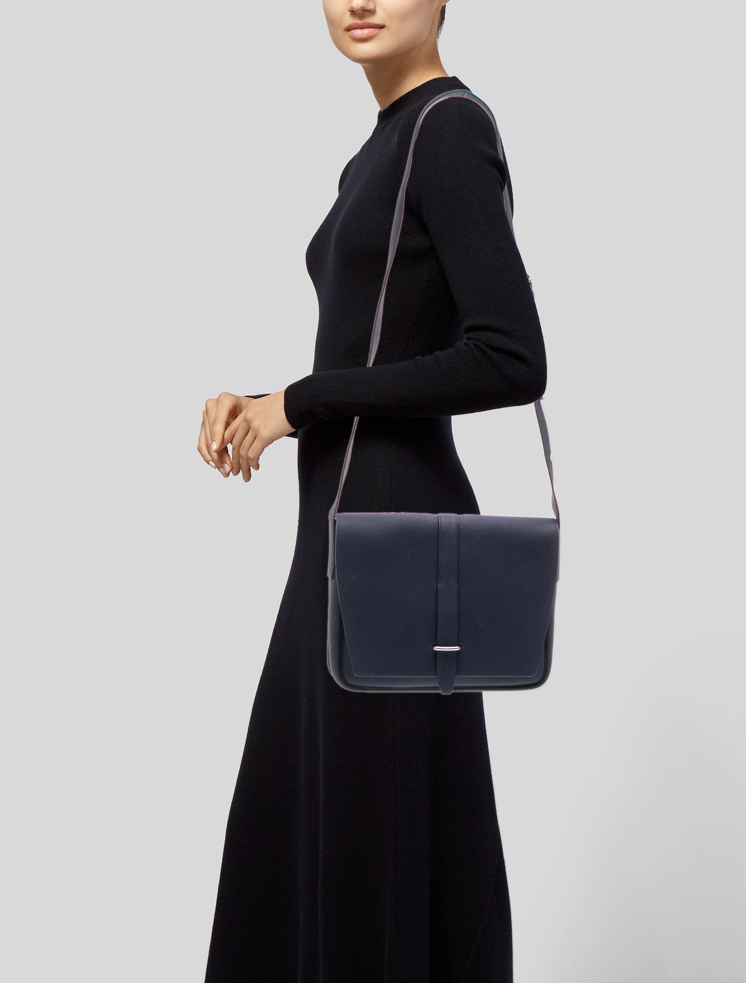 Hermès Togo Steve Light Messenger Bag