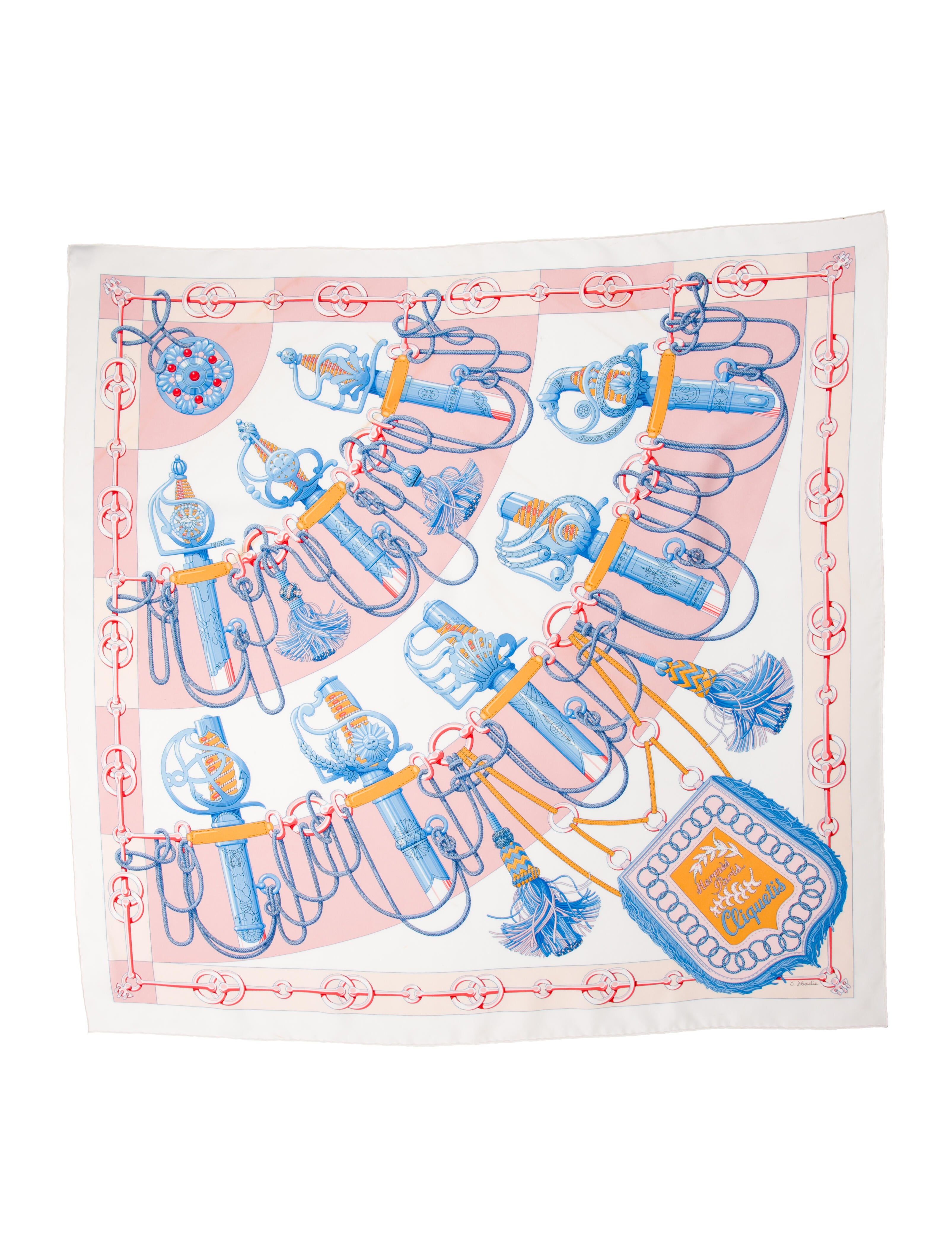 Hermès Cliquetis Silk Scarf