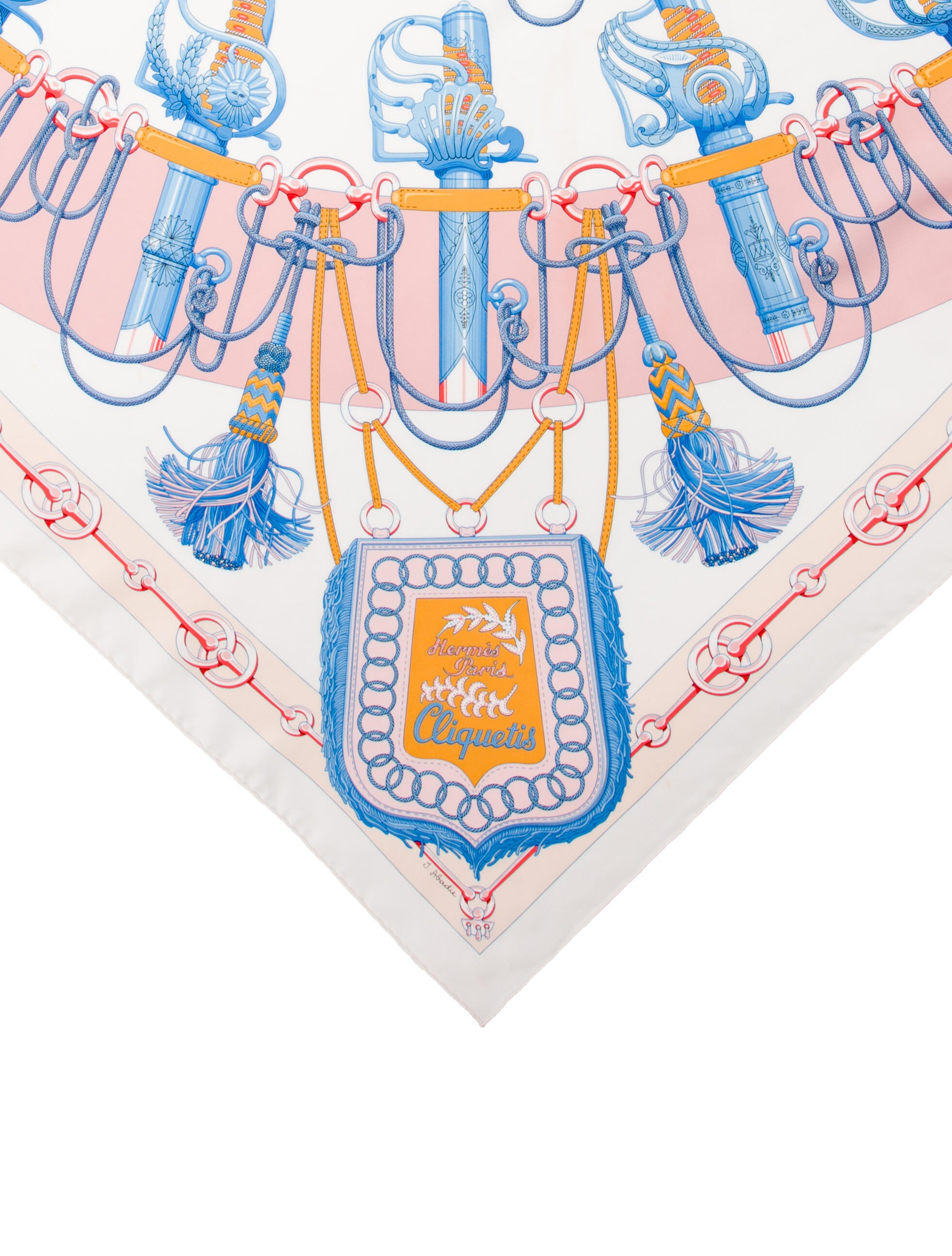 Hermès Cliquetis Silk Scarf