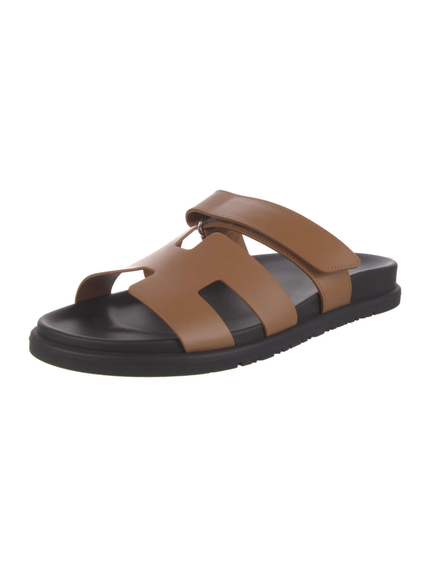 Hermès Chypre Leather Slides