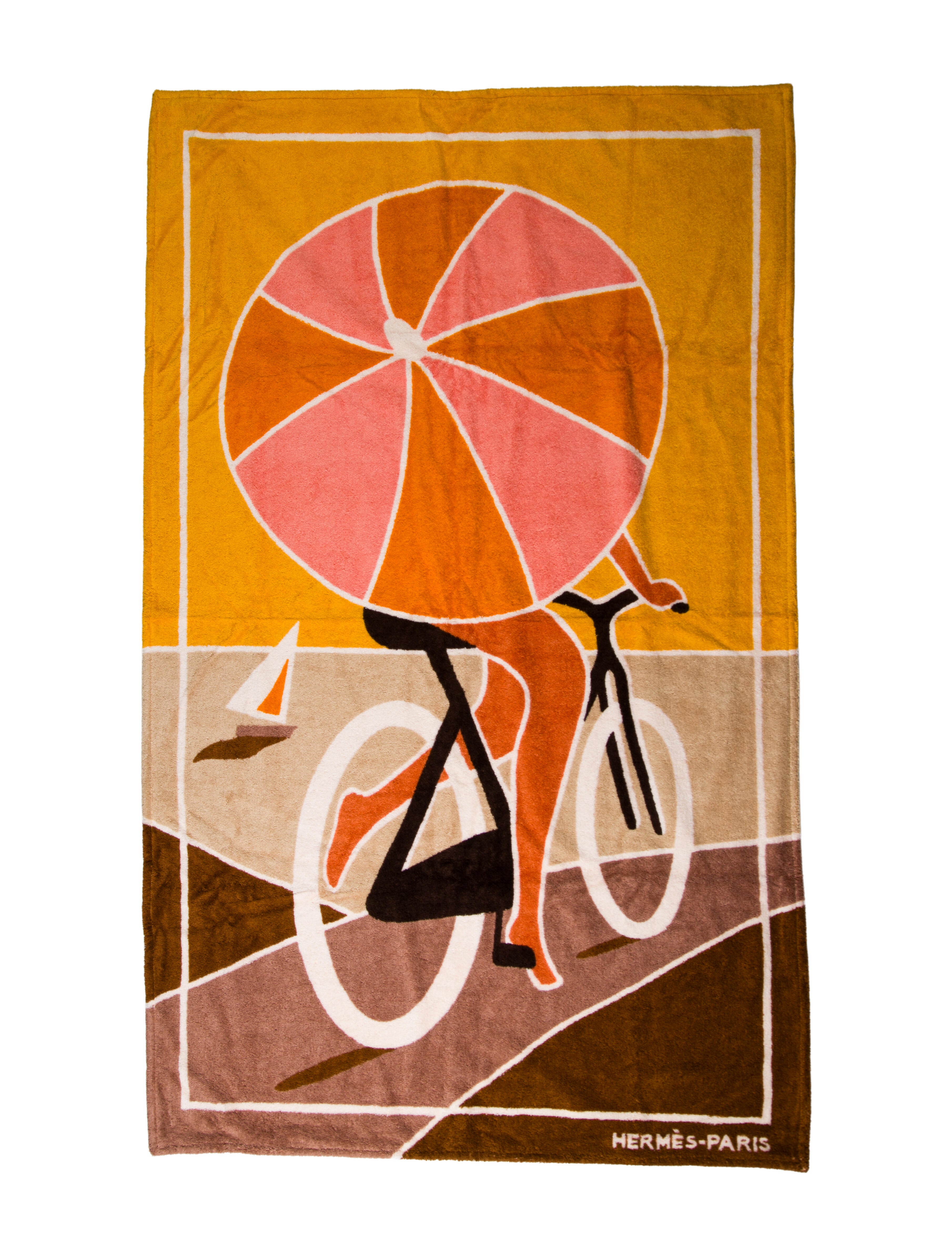 Hermès La Route des Plages Beach Towel