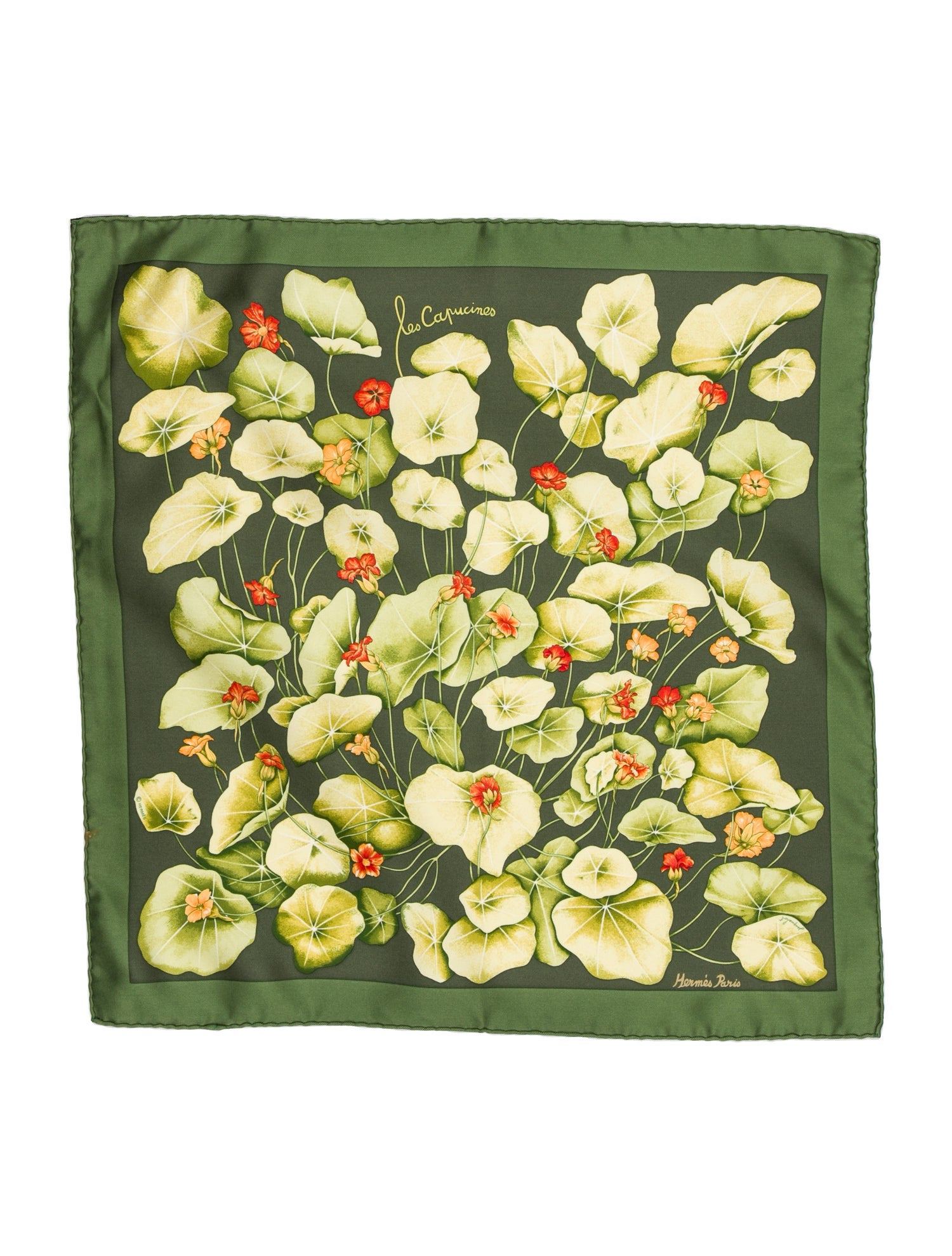 Hermès Silk Pocket Square