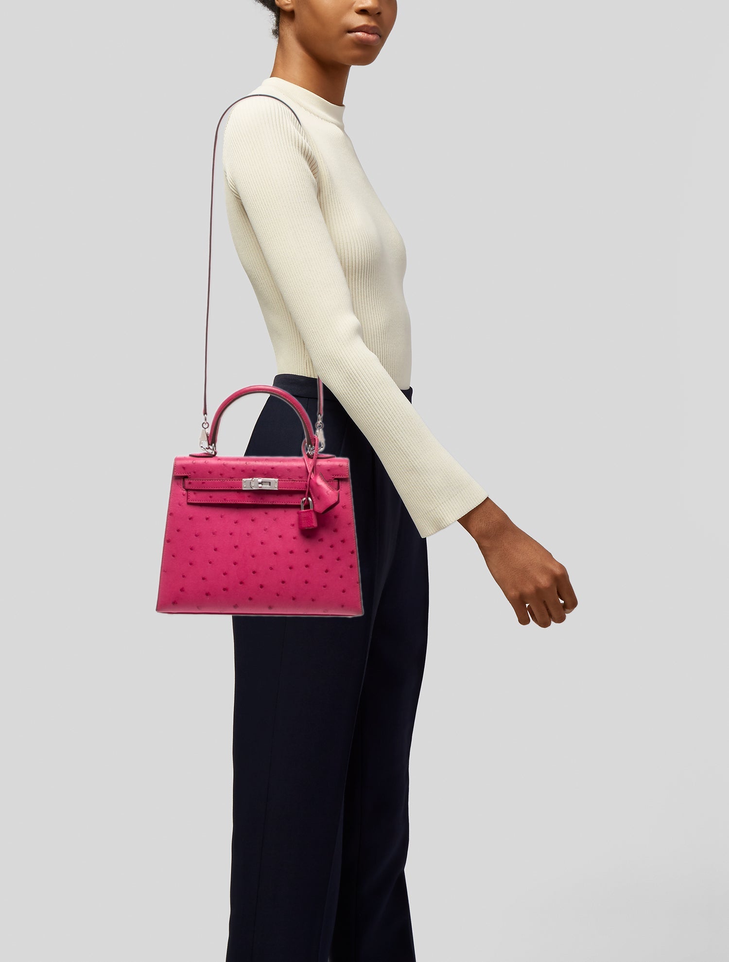 Hermès 2025 Ostrich Kelly II Sellier 25