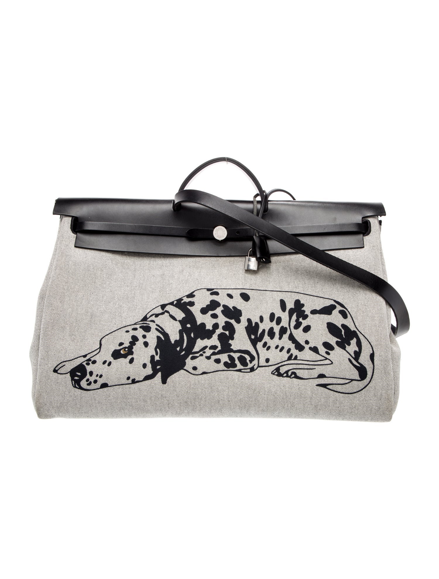 Hermès 2025 Toile 'Ullis' Herbag Zip Cabine 50