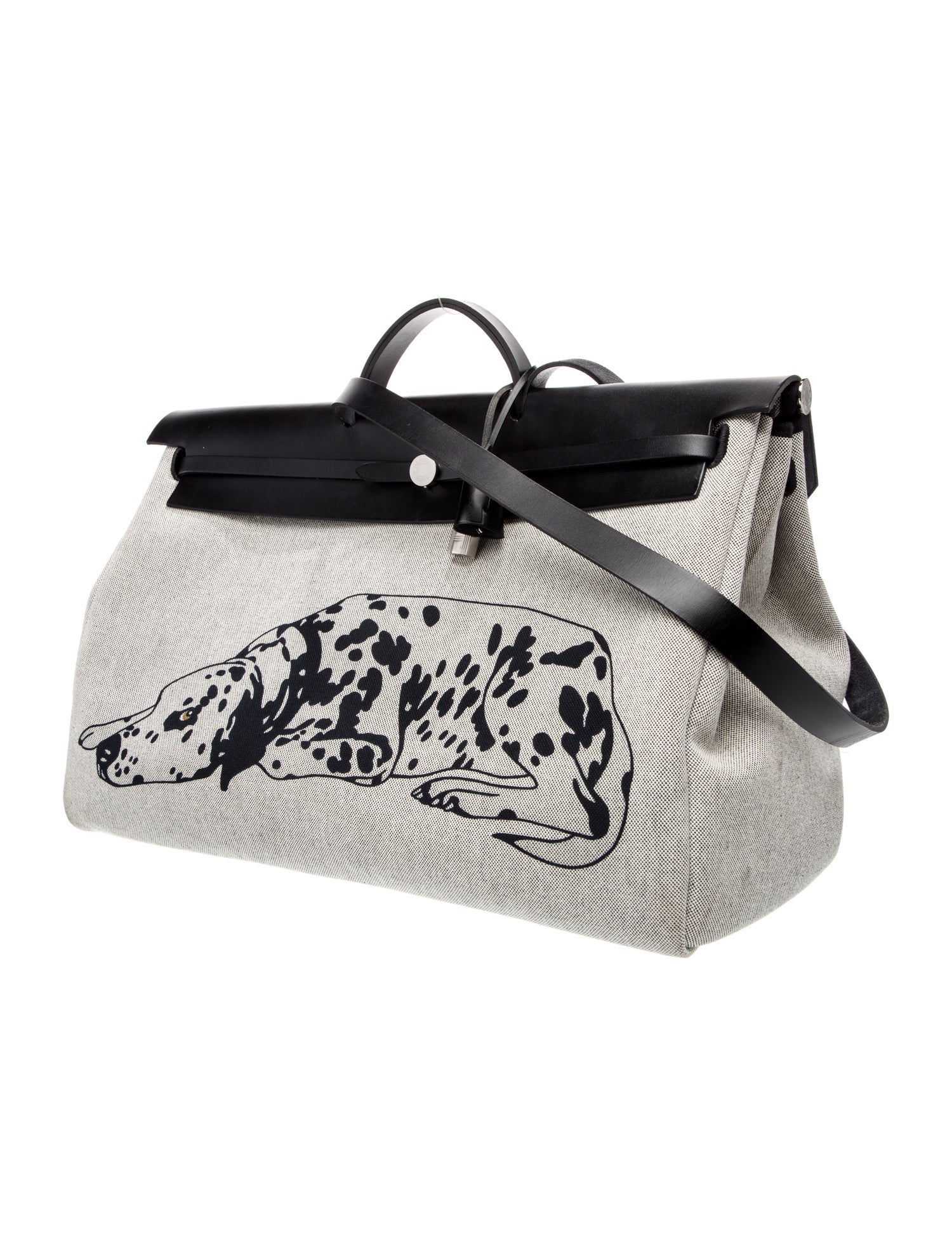 Hermès 2025 Toile 'Ullis' Herbag Zip Cabine 50