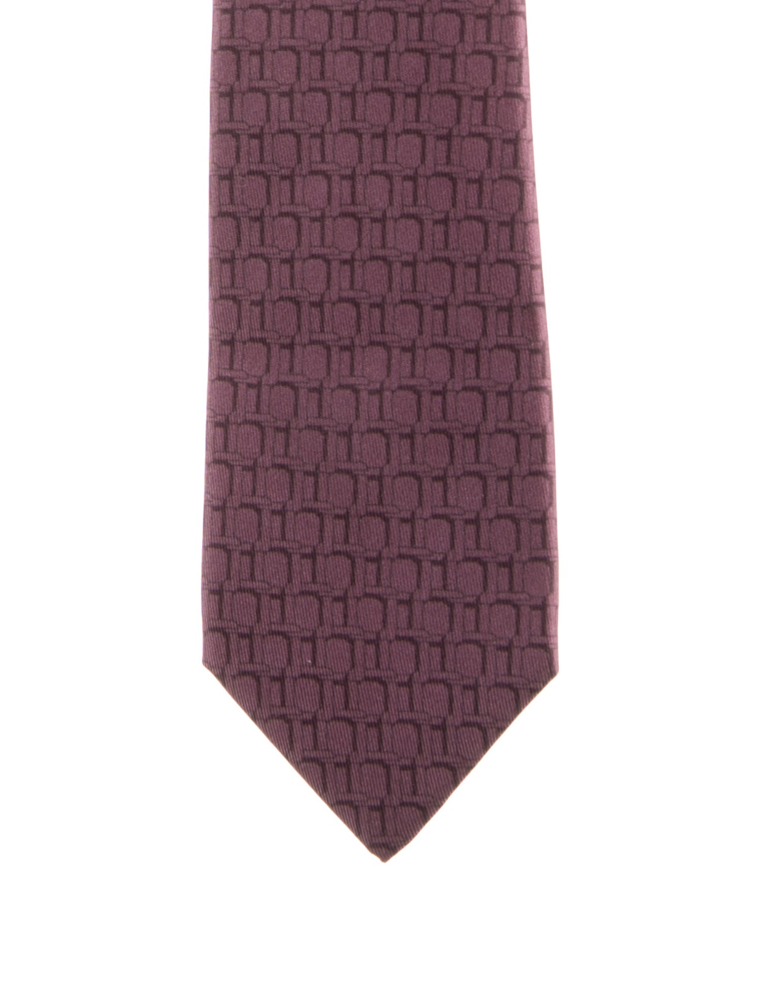 Hermès Pattern Print Tie