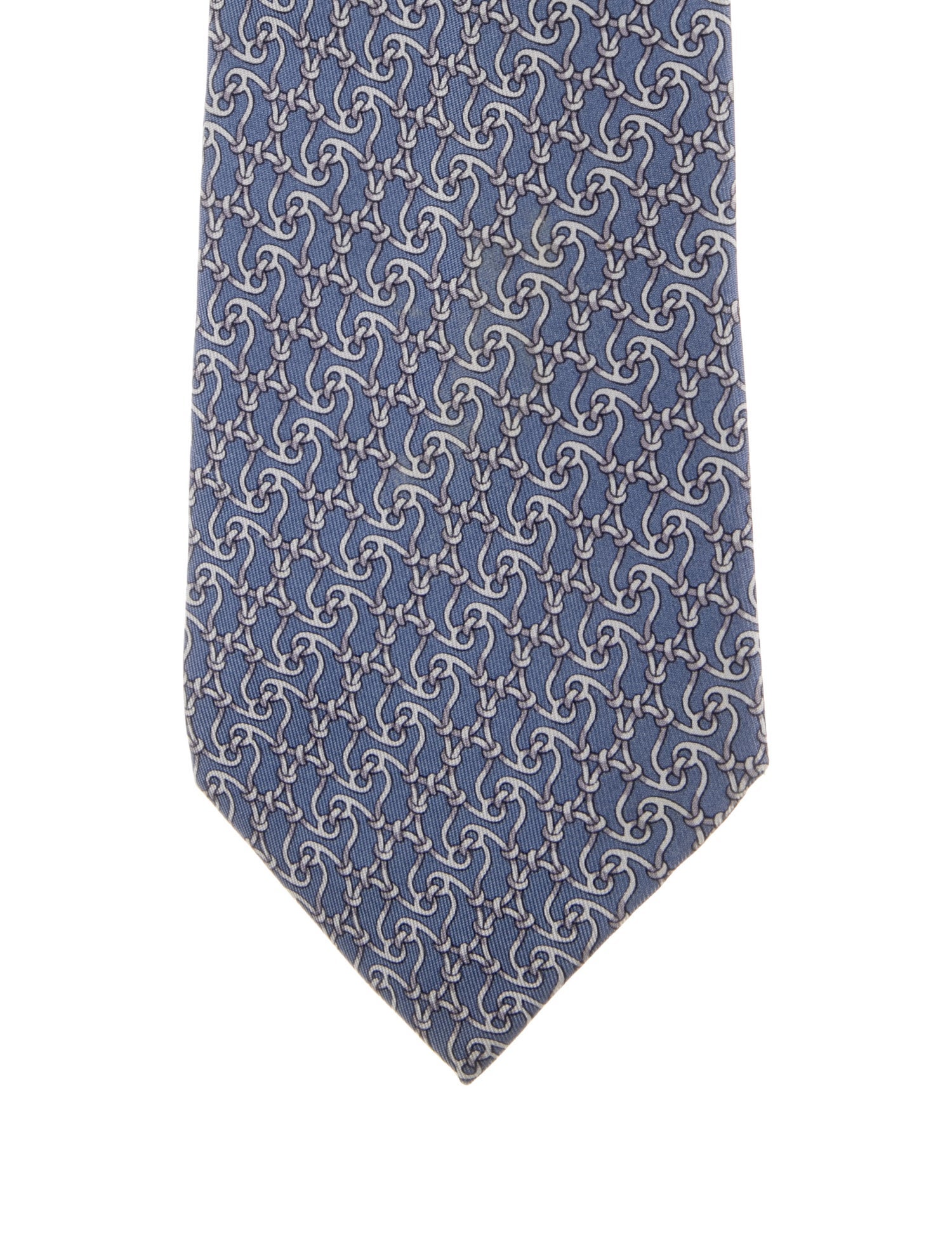 Hermès Silk Pattern Tie