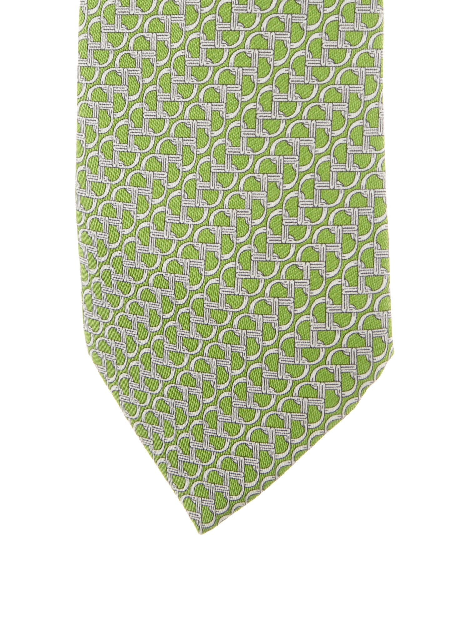 Hermès Silk Pattern Tie