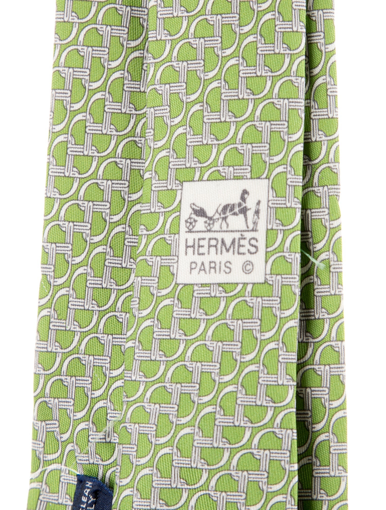 Hermès Silk Pattern Tie